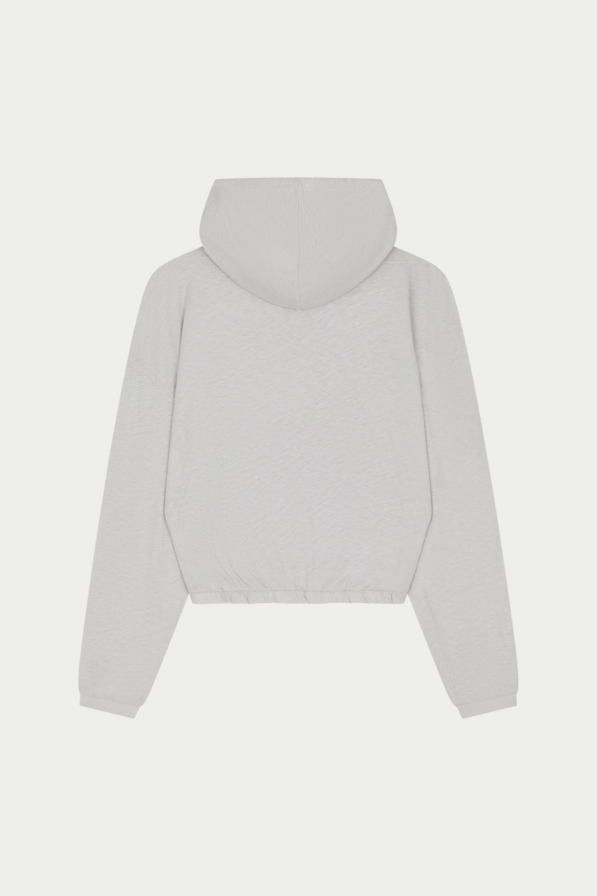 MARL SLUB HOODIE - GREY