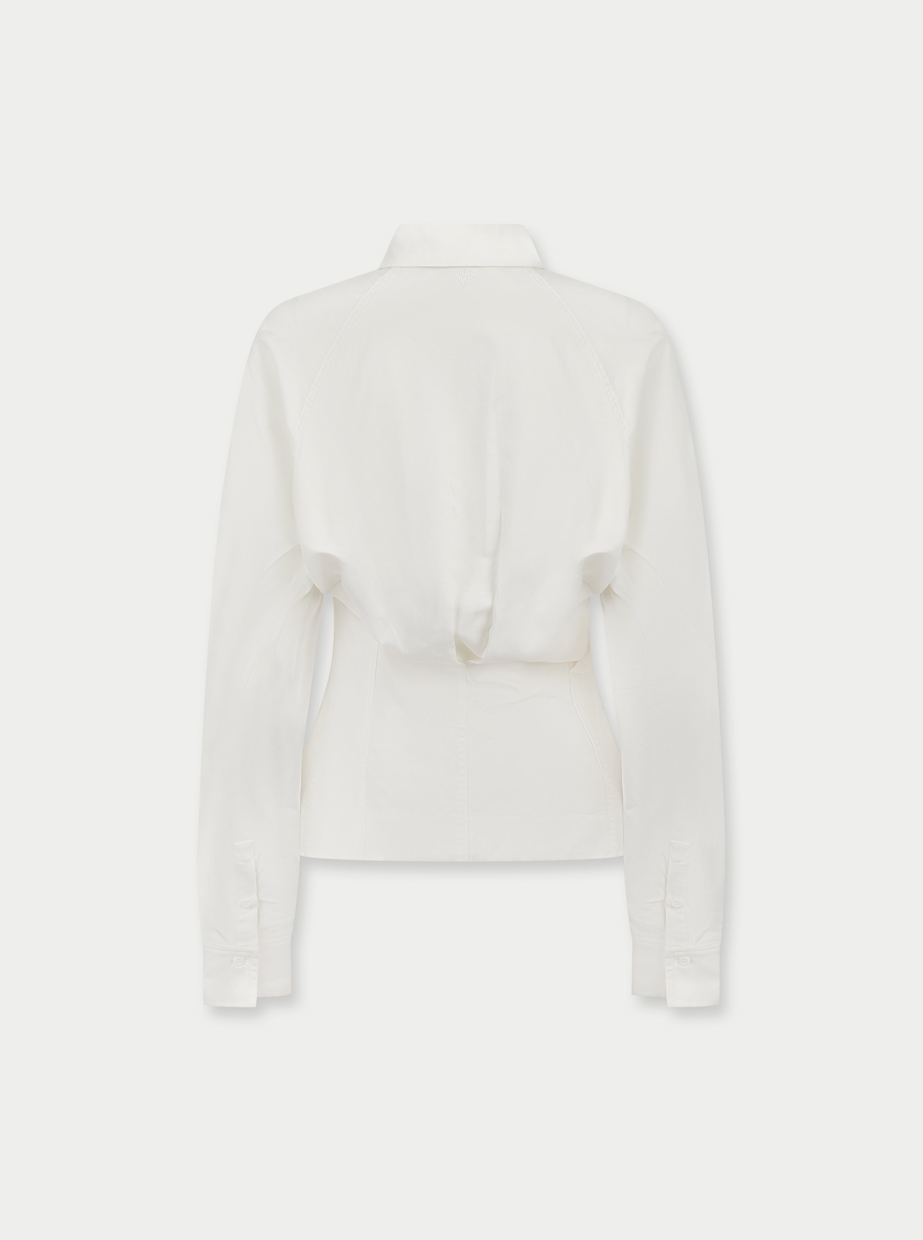 CONTOUR SEAM SHIRT - WHITE