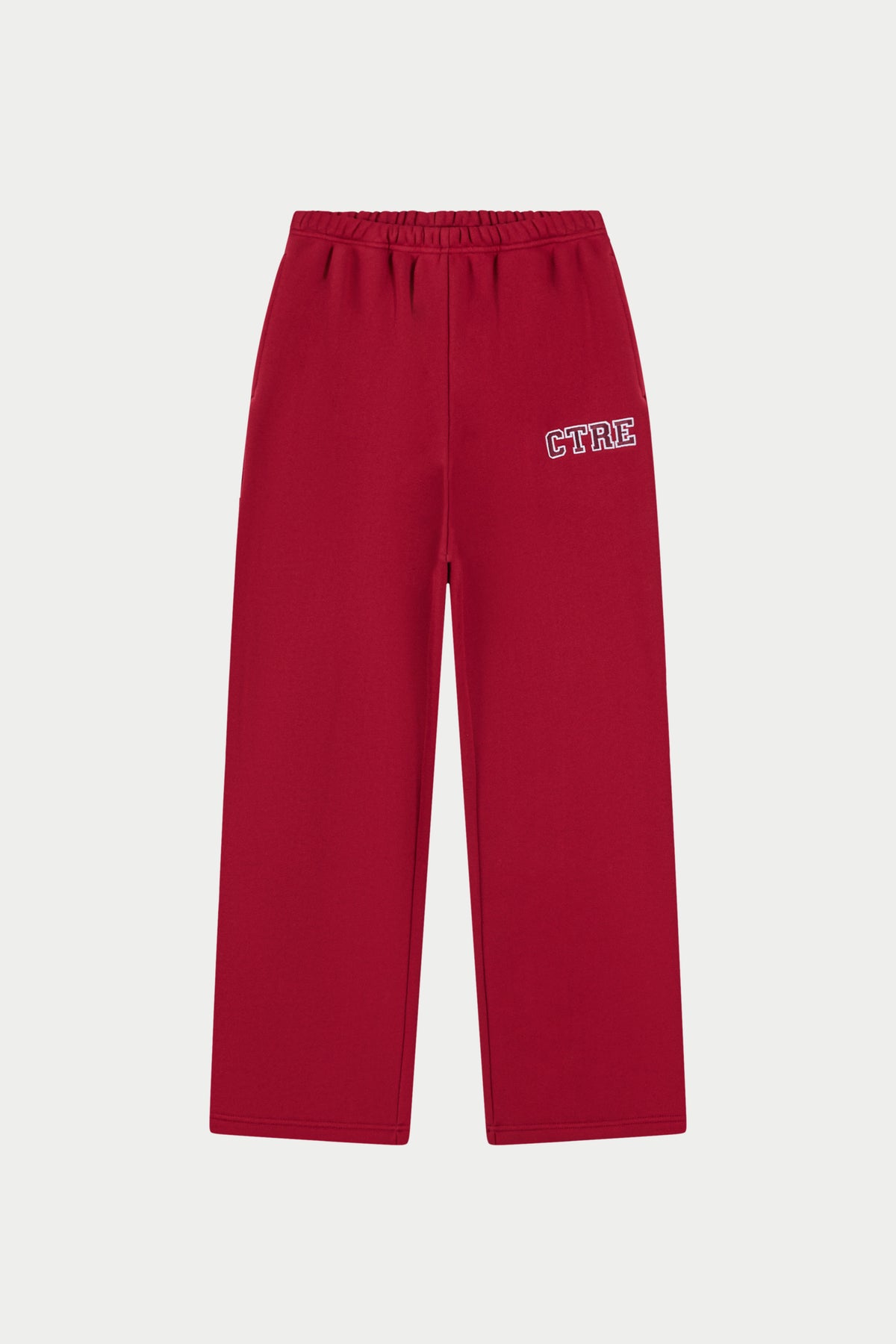 CTRE STRAIGHT LEG JOGGERS - CHERRY