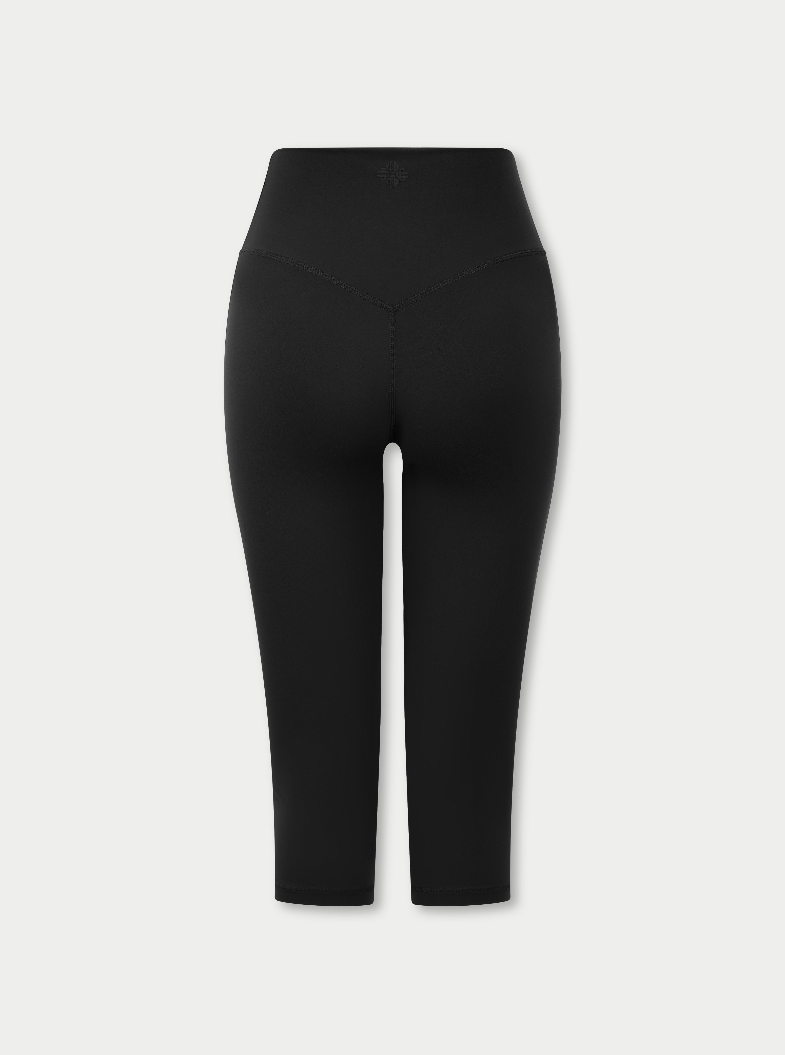 SCULPTING STRETCH CAPRI LEGGINGS - BLACK