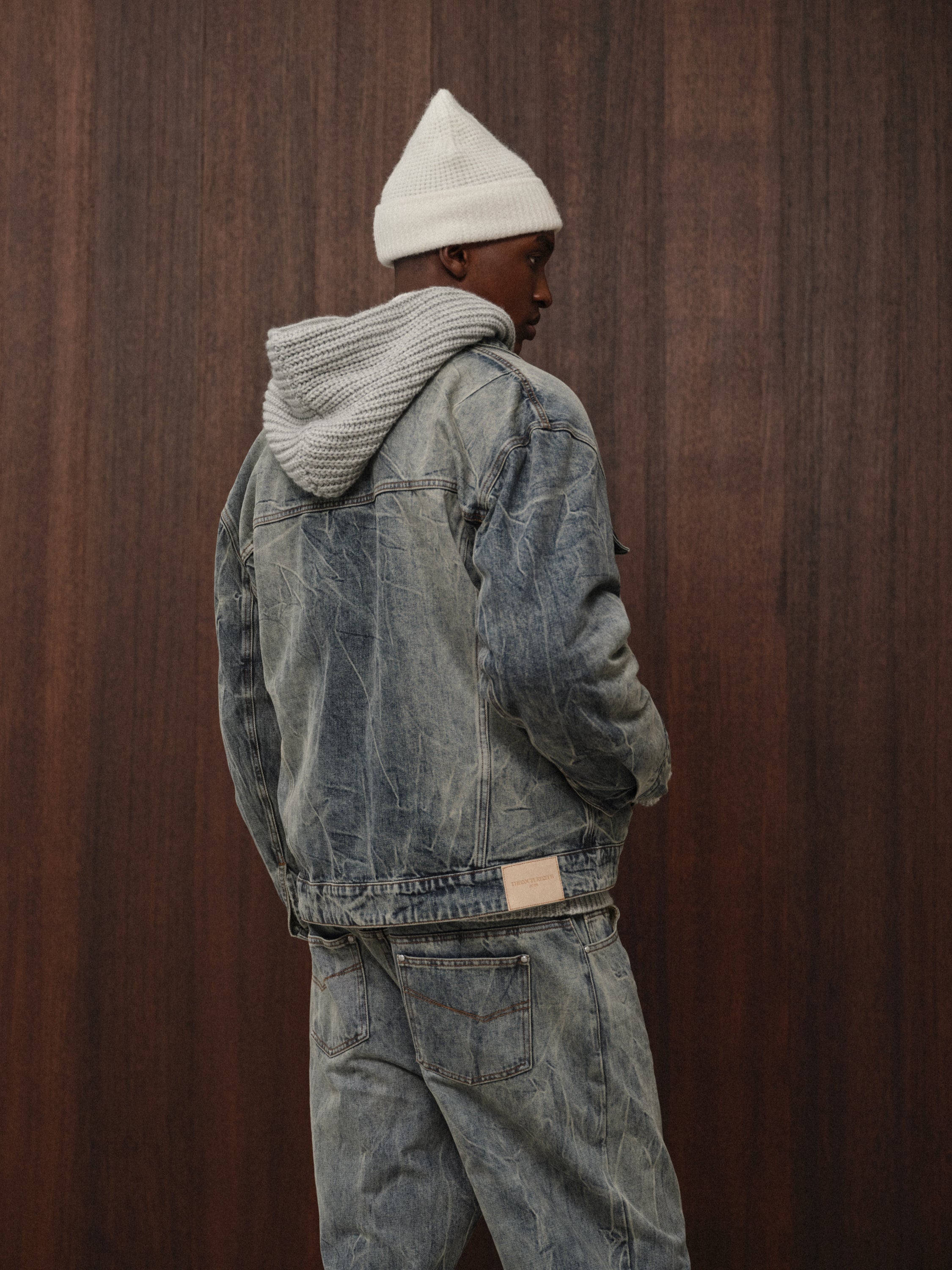 VINTAGE WASH DENIM JACKET - BLUE WASH