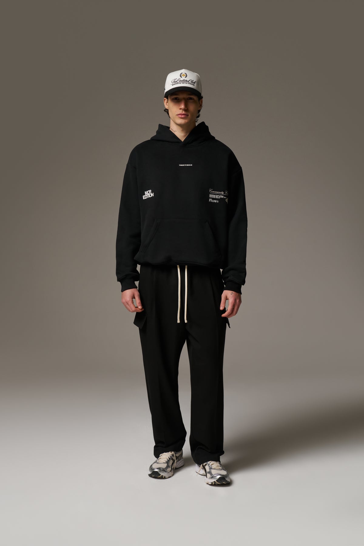 COMMUNITY CAPSULE HOODIE - BLACK