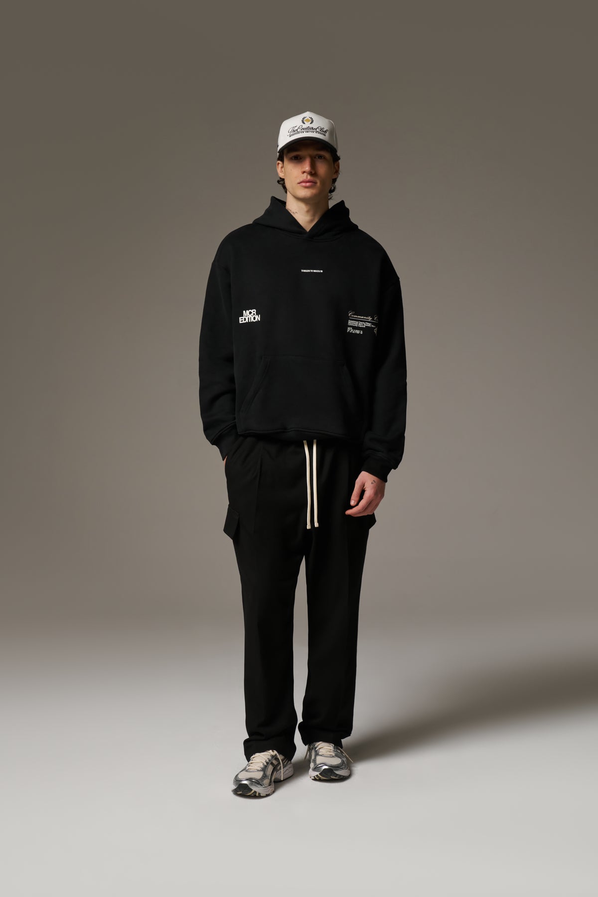 COMMUNITY CAPSULE HOODIE - BLACK