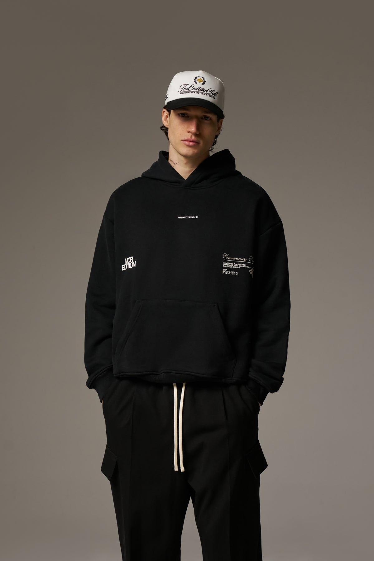 COMMUNITY CAPSULE HOODIE - BLACK