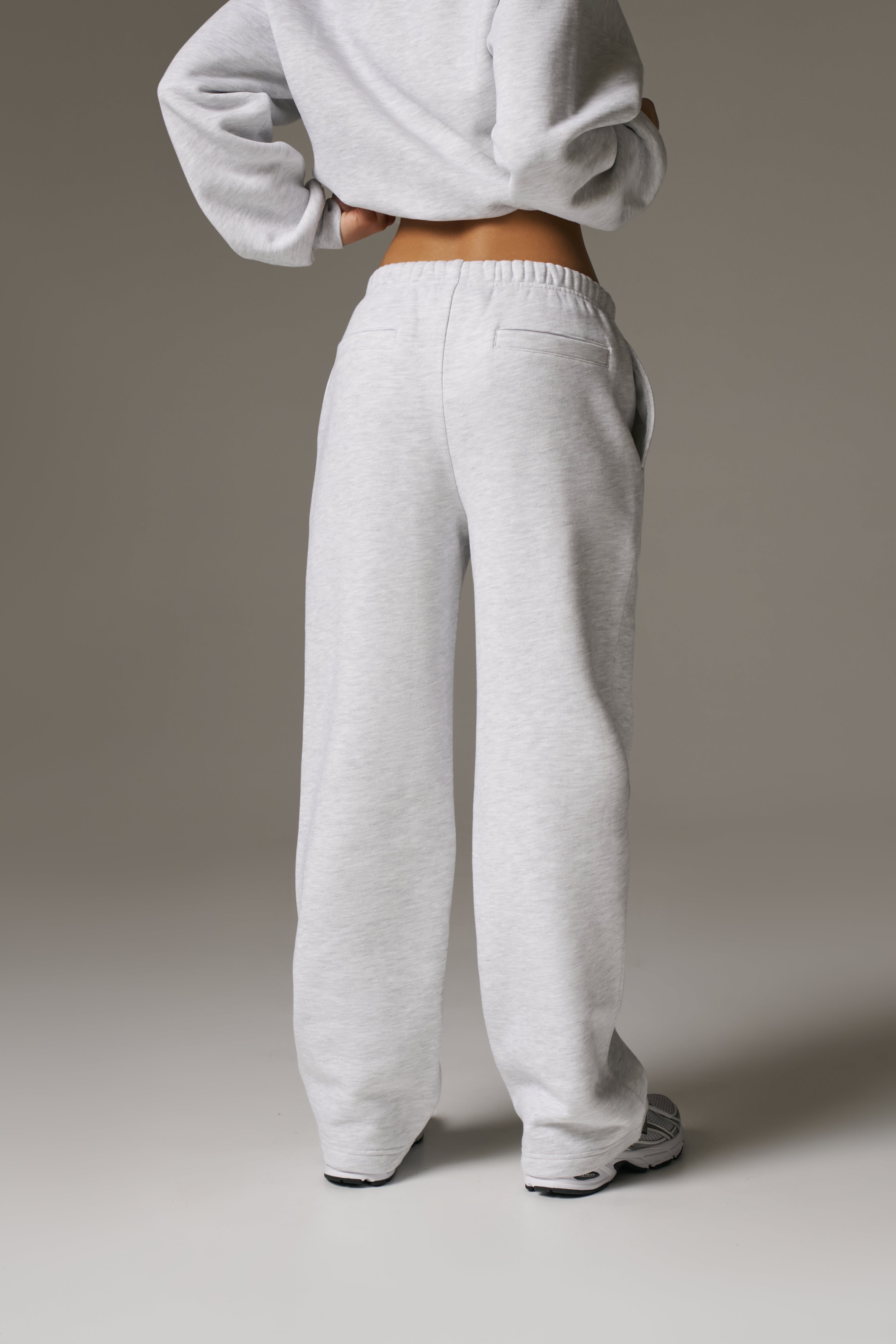 CTRE STRAIGHT LEG JOGGERS - GREY MARL