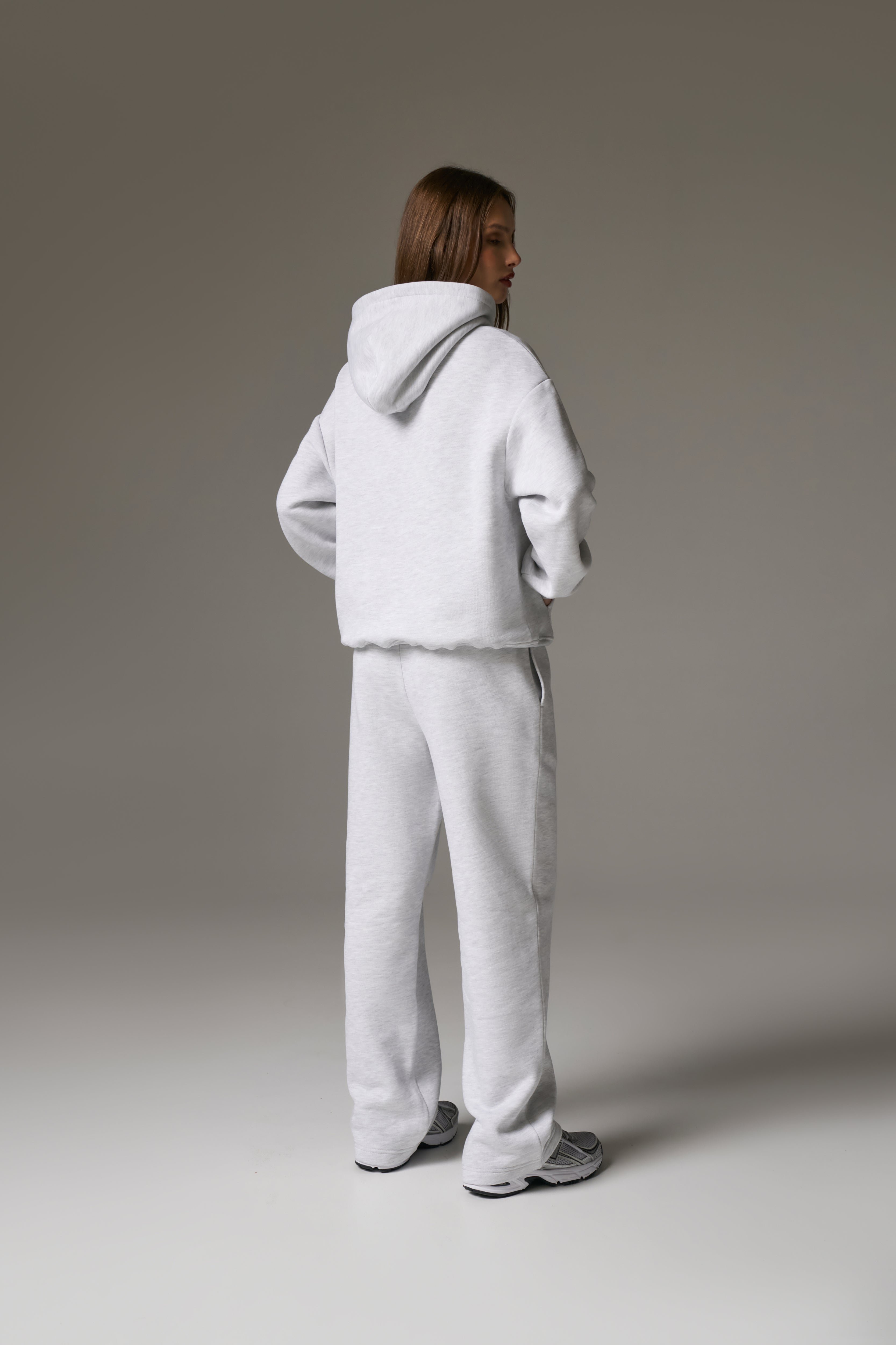 CTRE RELAXED HOODIE - GREY MARL