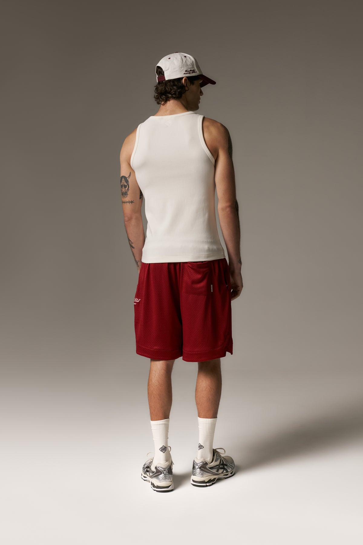 RIBBED VEST - OFF WHITE