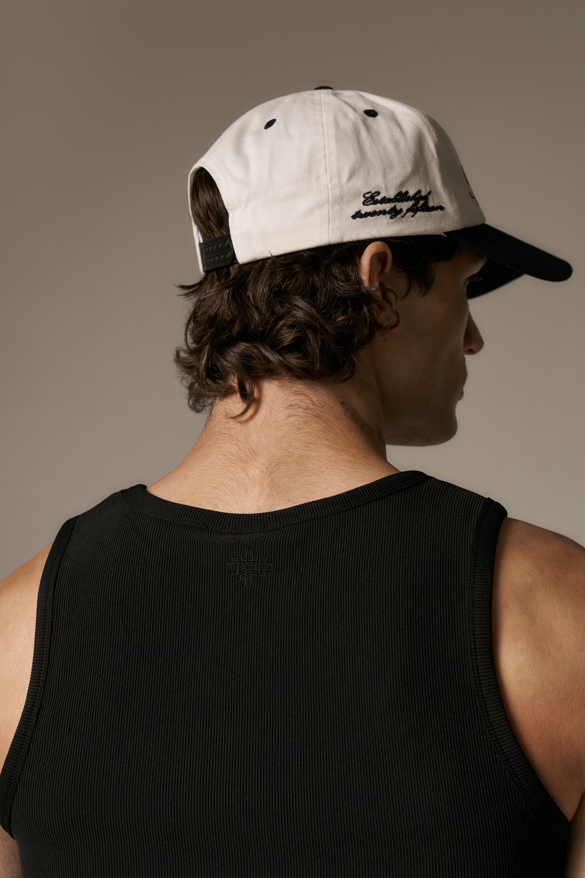 RIBBED VEST - BLACK