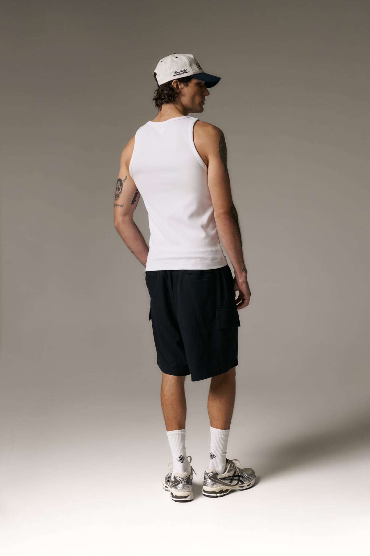 RIBBED VEST - WHITE