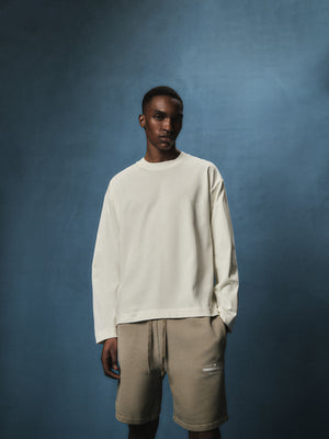 BLANK LONG SLEEVE T-SHIRT - OFF WHITE