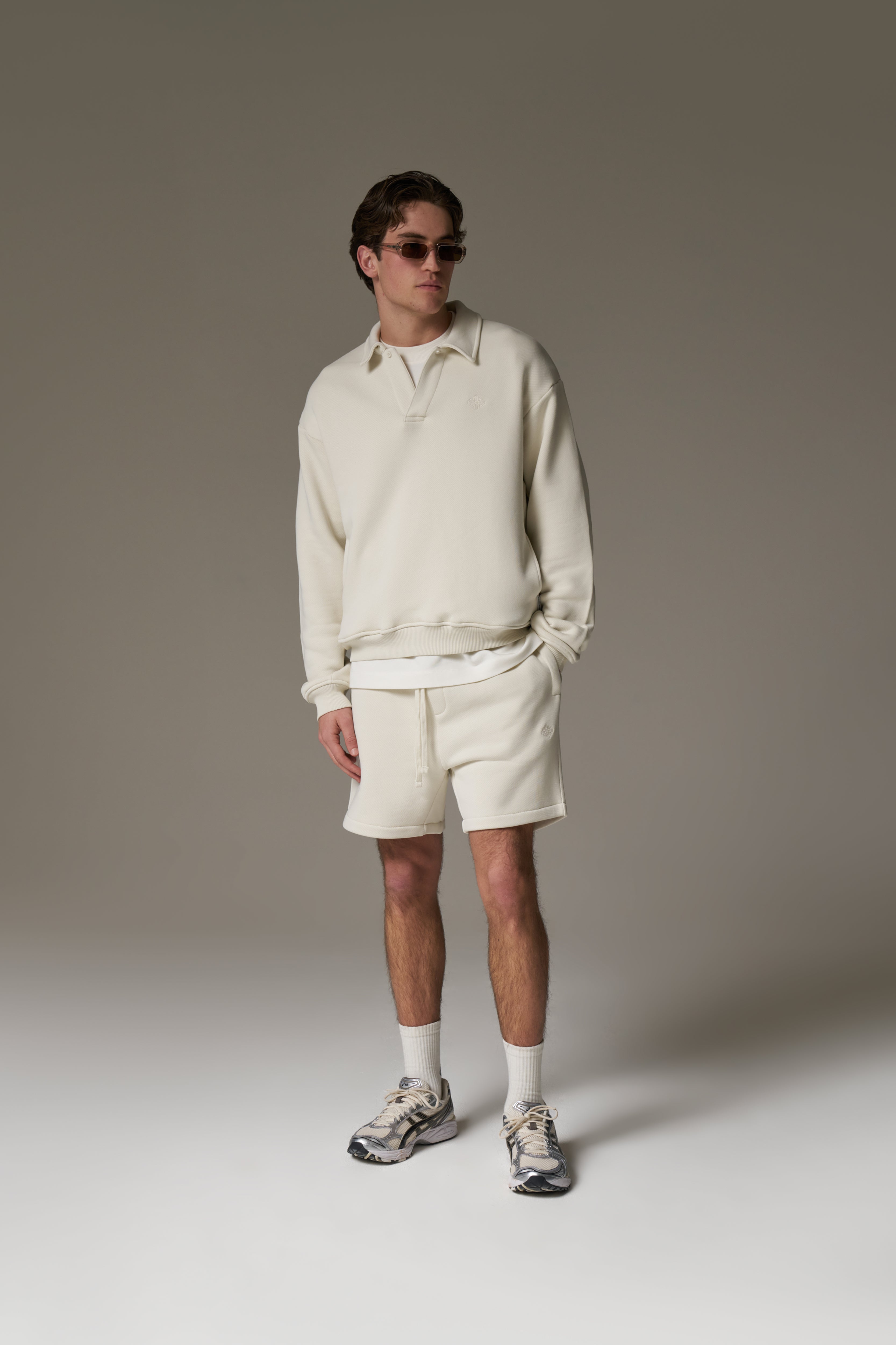 LAUNDERED CLASSICS SHORTS - ECRU