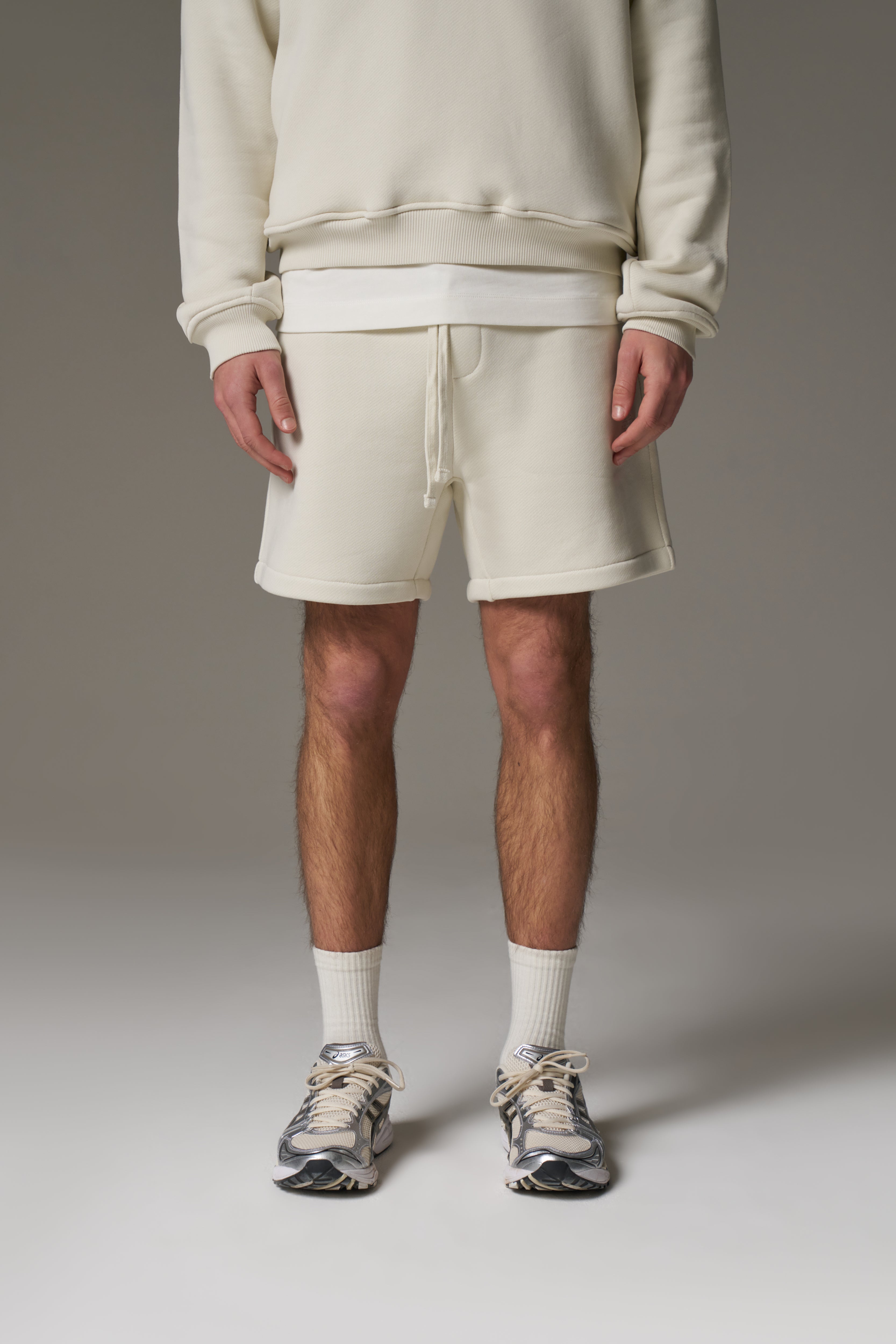 LAUNDERED CLASSICS SHORTS - ECRU