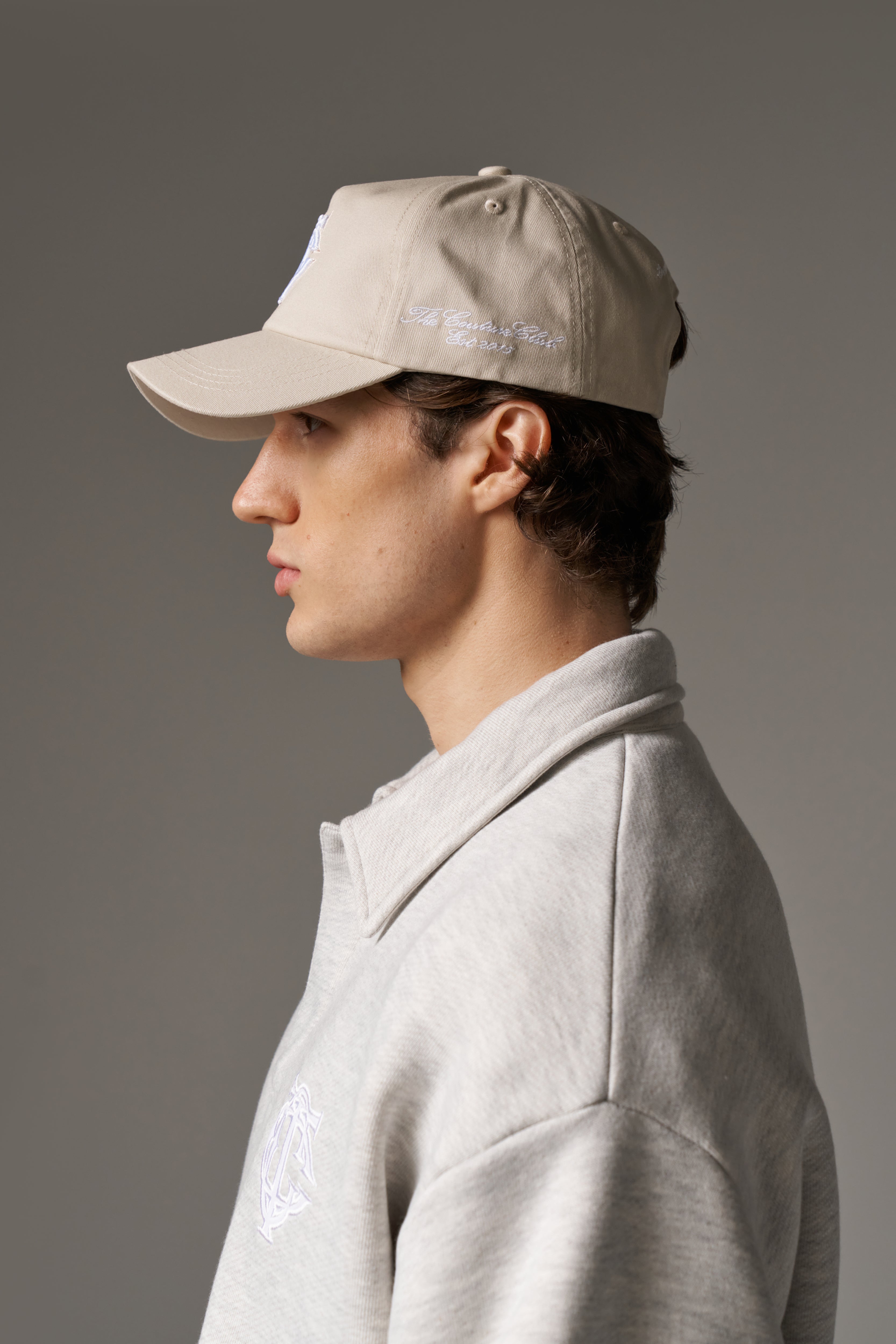 MONOGRAM CAP - BEIGE