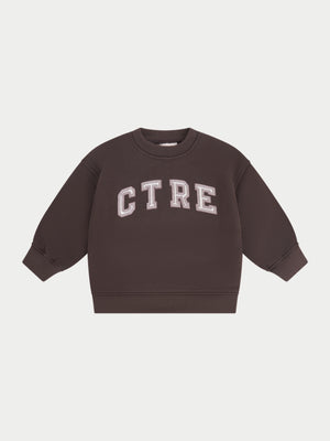 KIDS CTRE SWEATSHIRT - BROWN