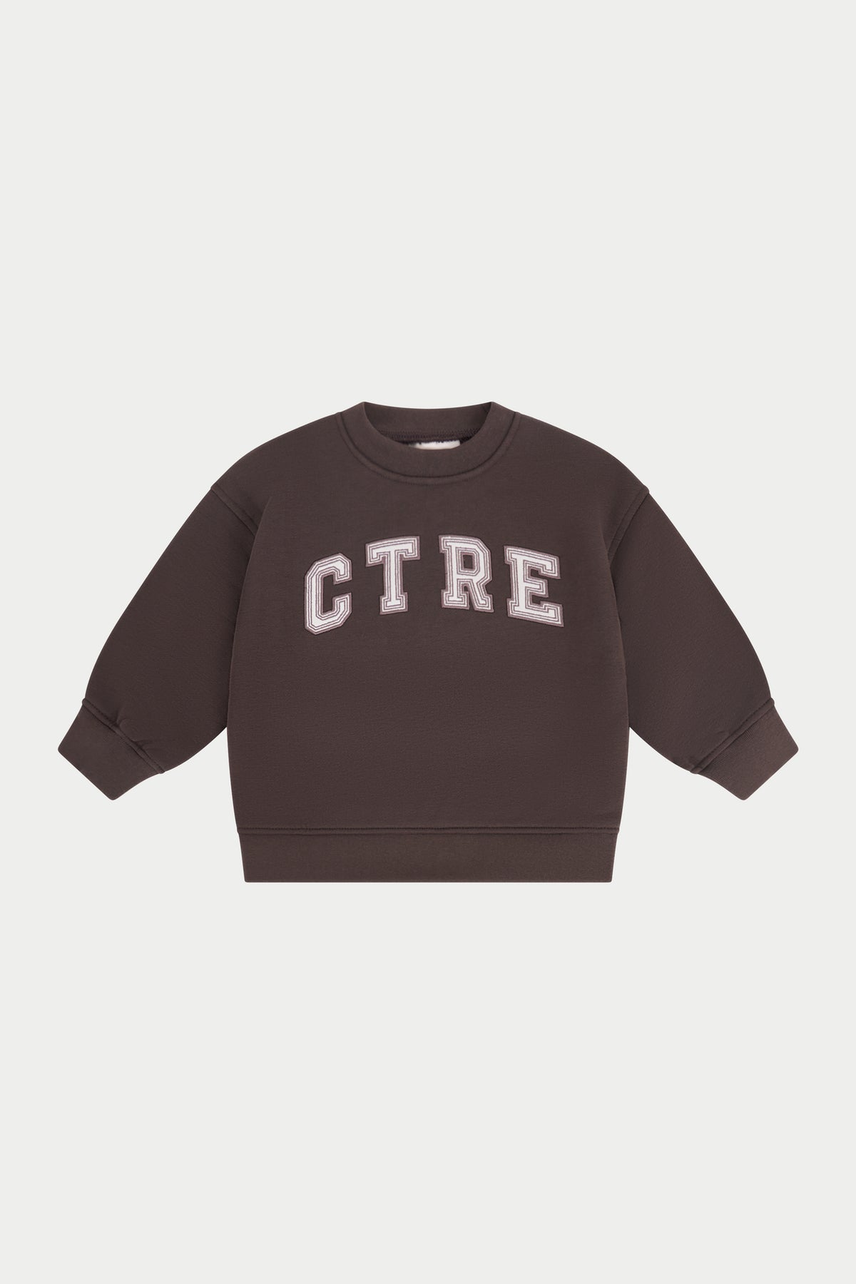 KIDS CTRE SWEATSHIRT - BROWN