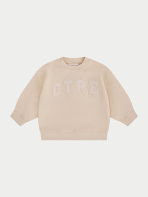 KIDS CTRE SWEATSHIRT - BUTTERMILK