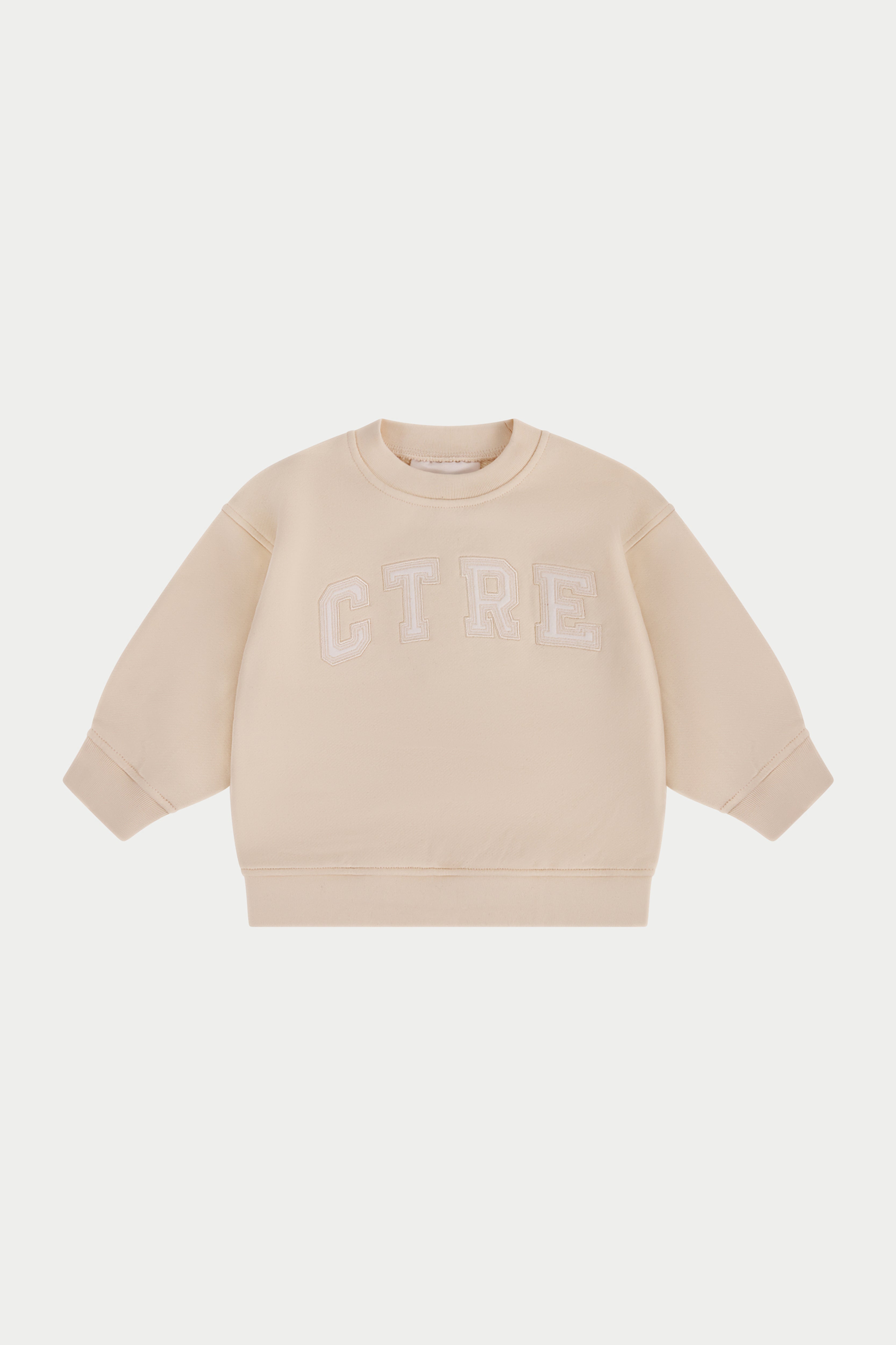 KIDS CTRE SWEATSHIRT - BUTTERMILK