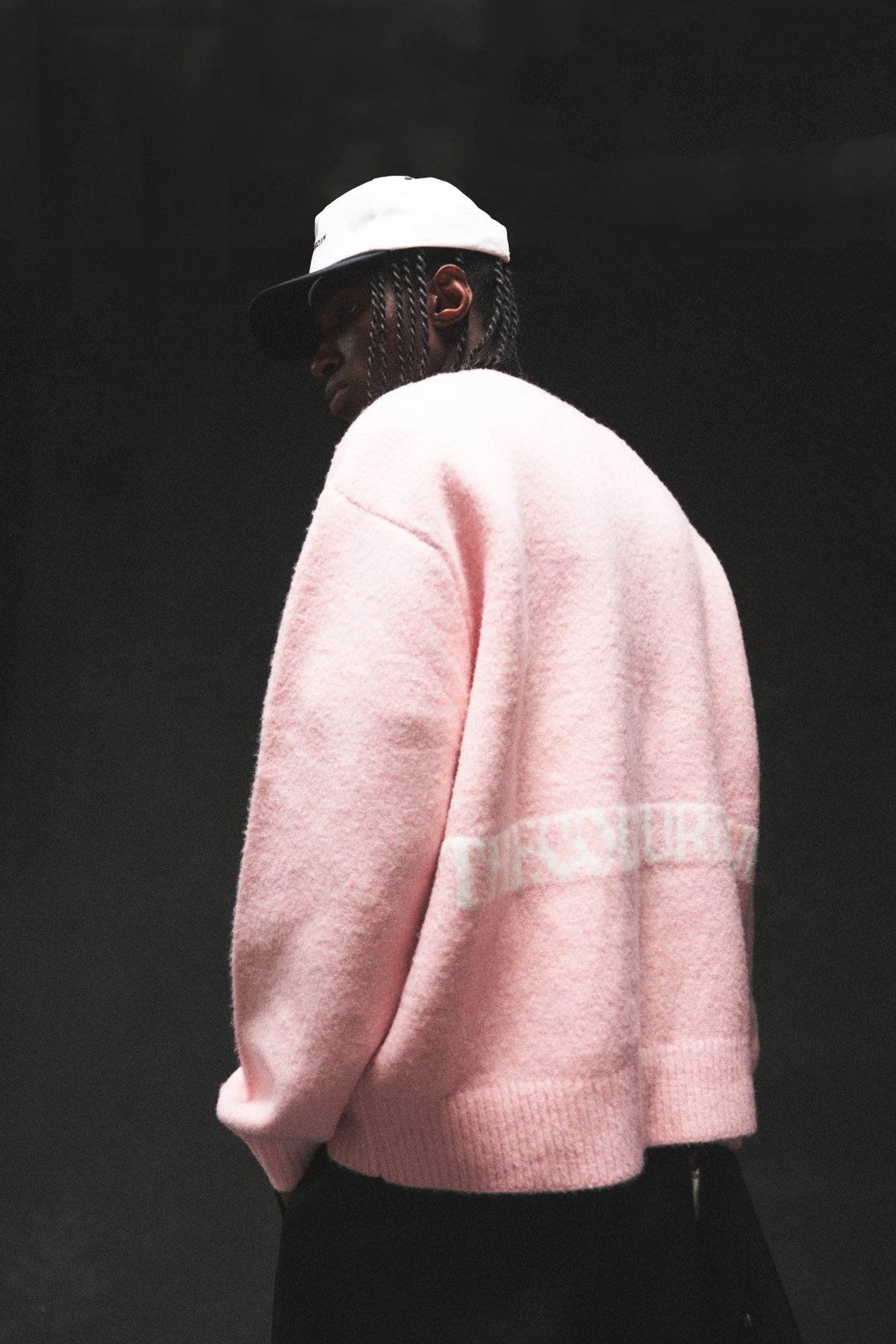 COPYRIGHT BRUSHED KNIT JUMPER - PINK
