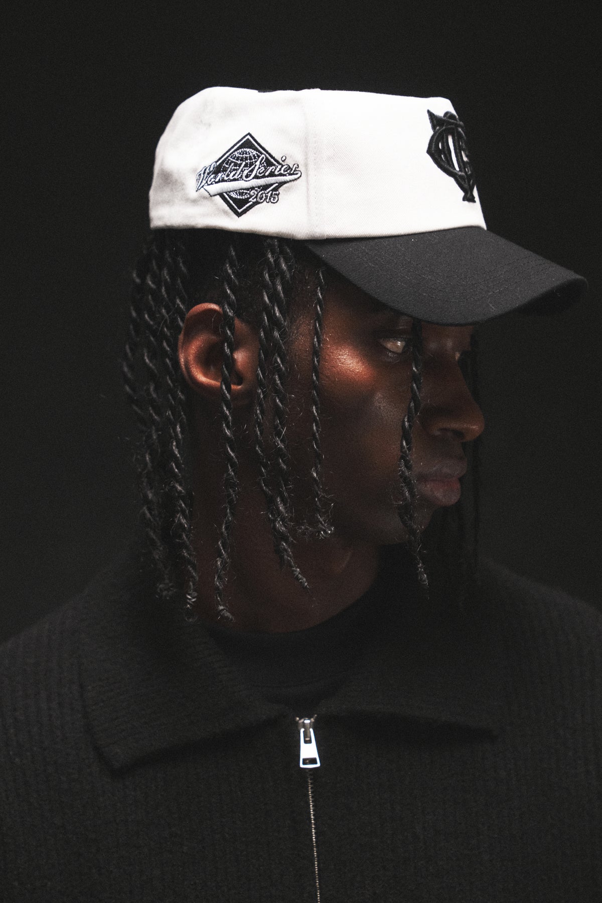 MONOGRAM WORLD SERIES CAP - BLACK