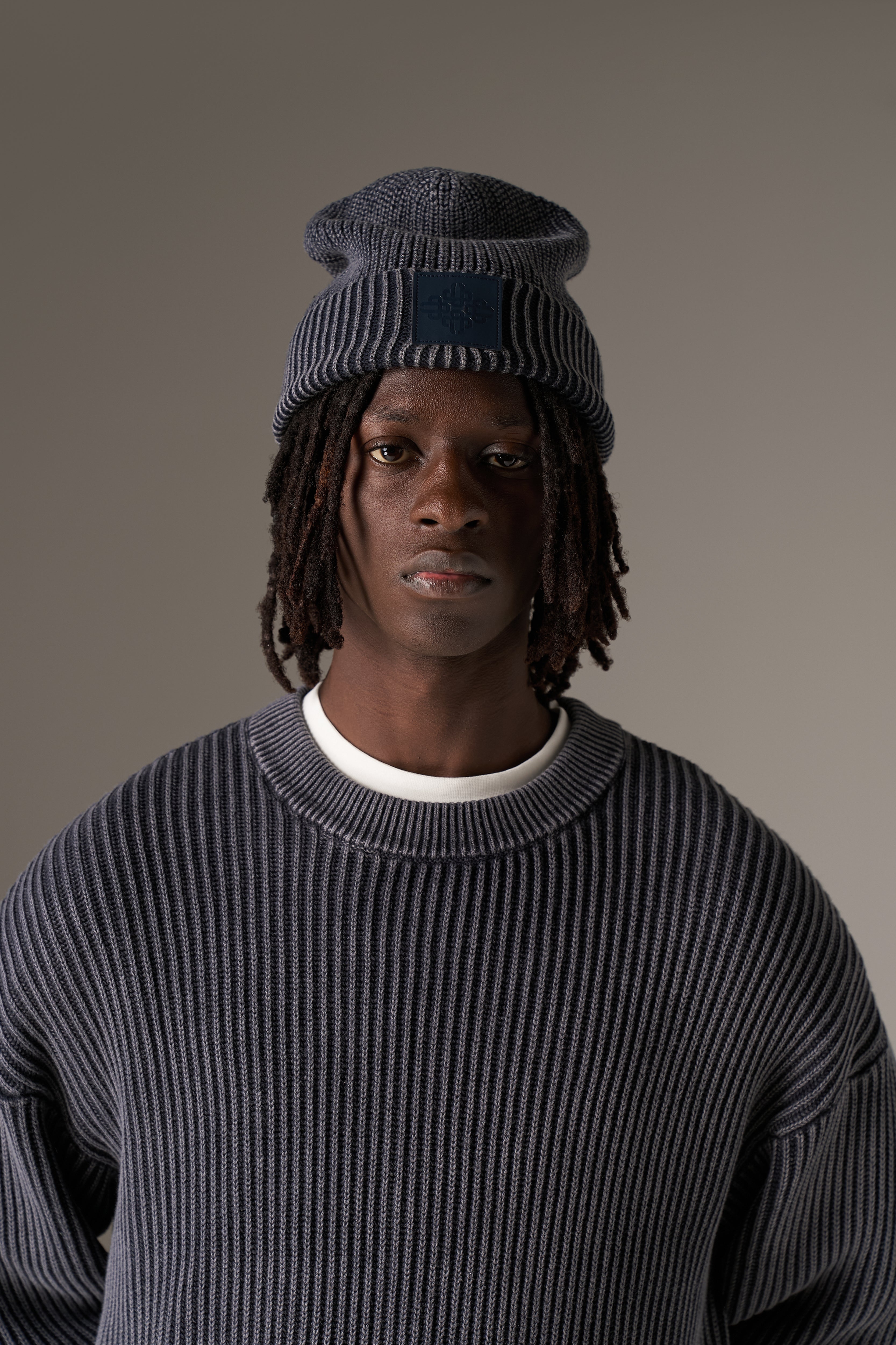 WASHED RIBBED BEANIE - PETROL