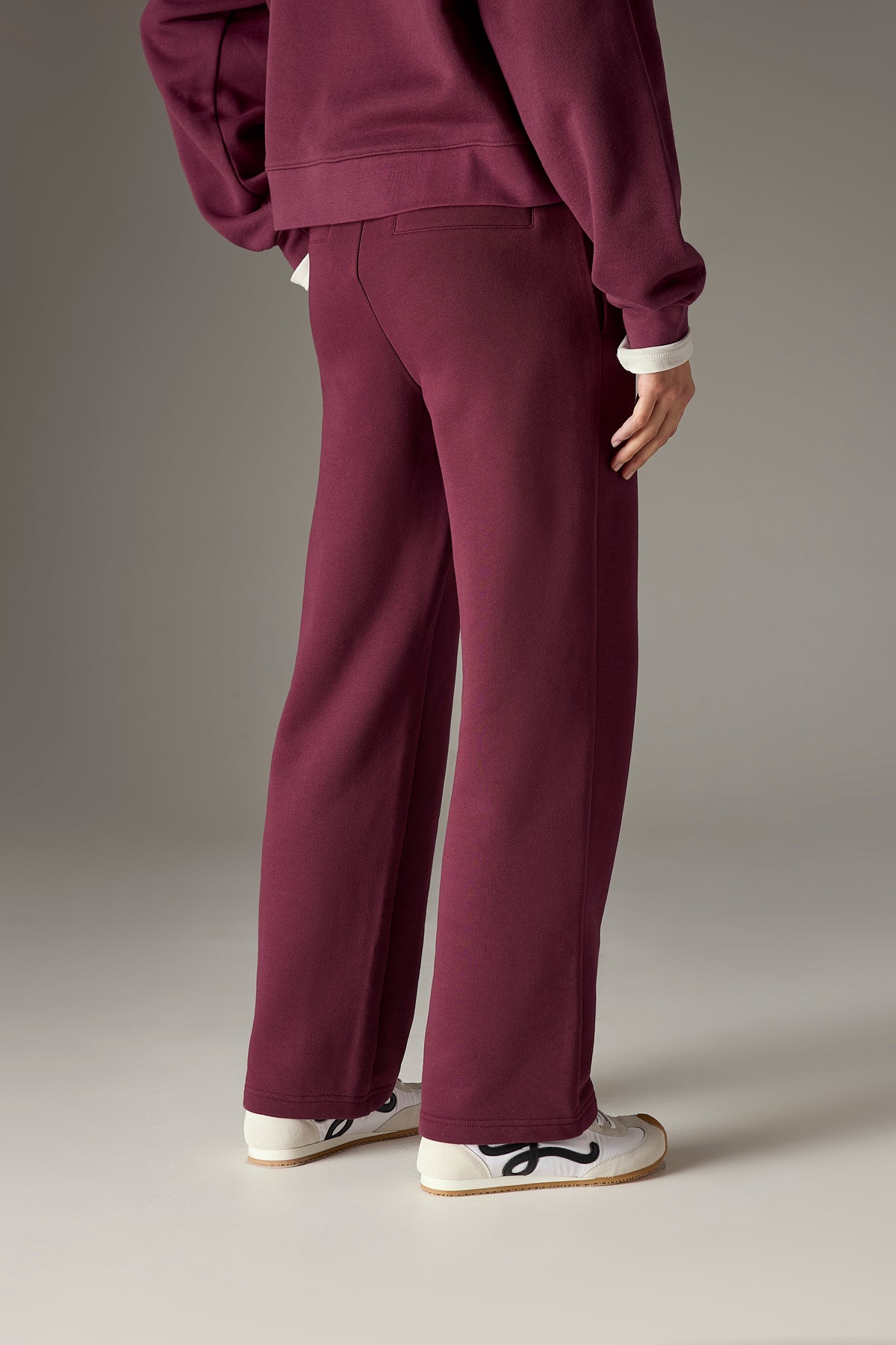 CTRE STRAIGHT LEG JOGGERS - PLUM