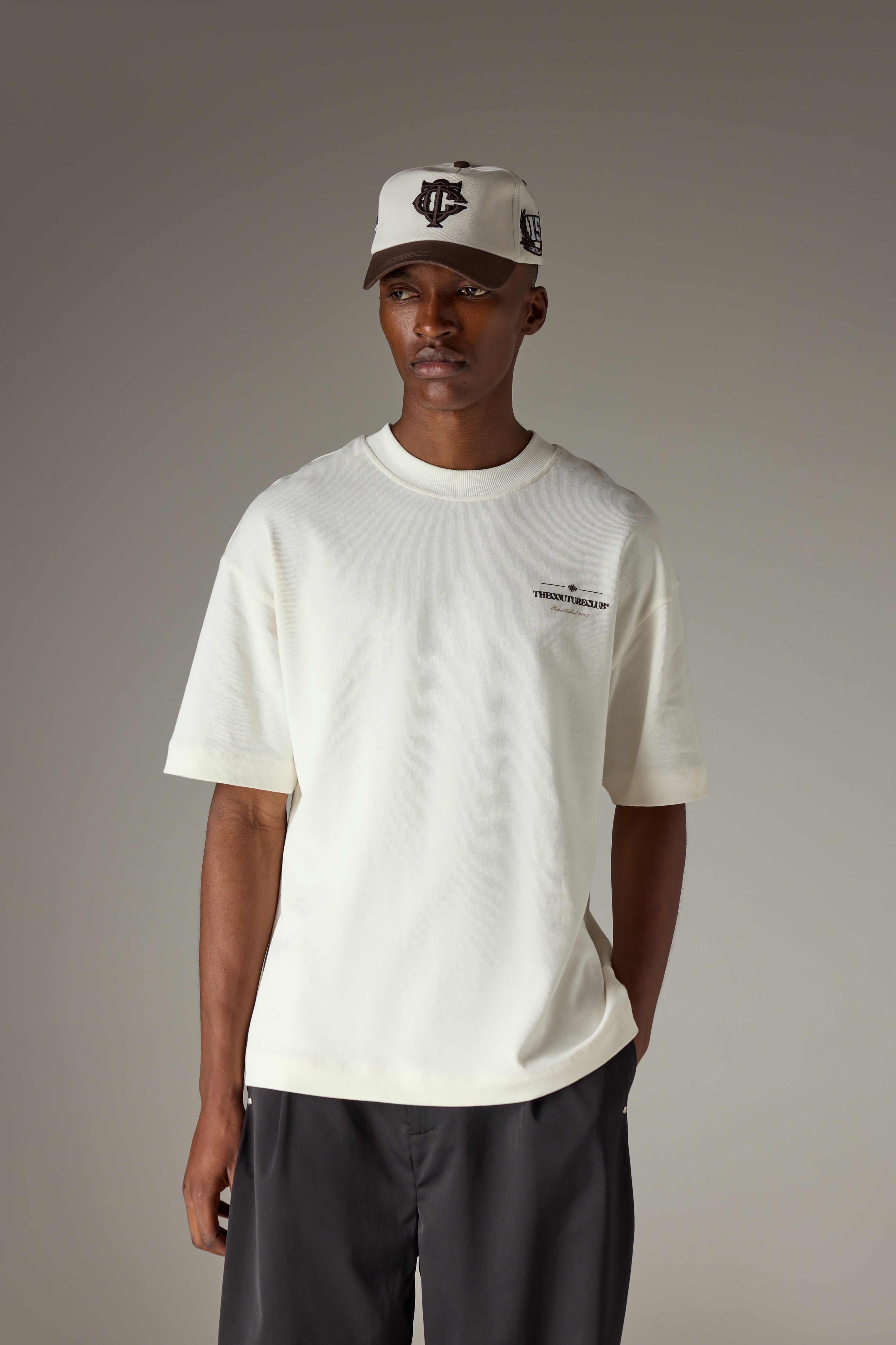 COPYRIGHT MULTI GRAPHIC T-SHIRT - OFF WHITE