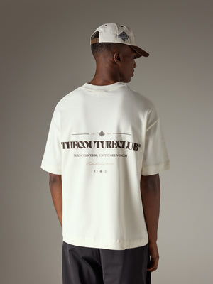 COPYRIGHT MULTI GRAPHIC T-SHIRT - OFF WHITE