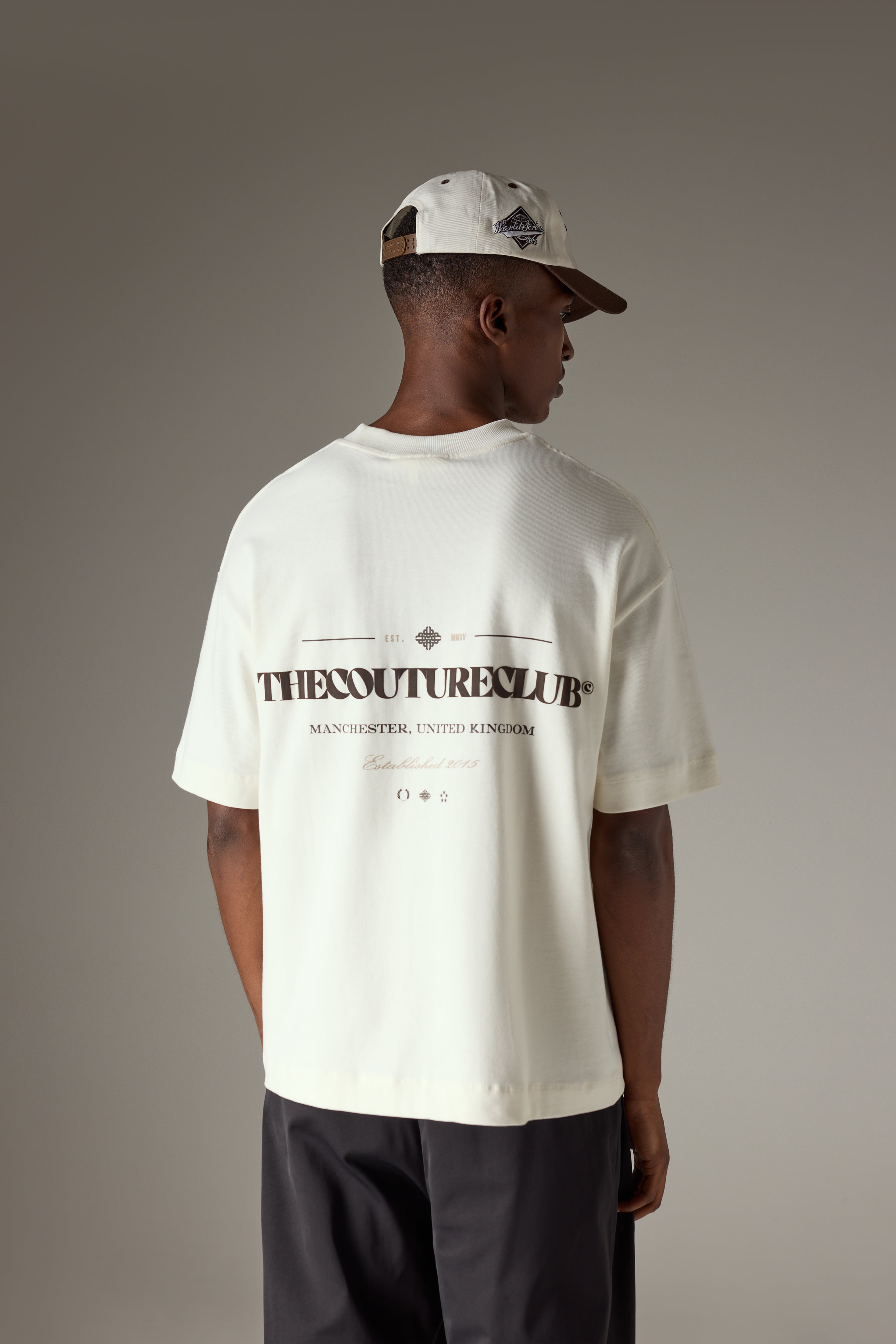 COPYRIGHT MULTI GRAPHIC T-SHIRT - OFF WHITE