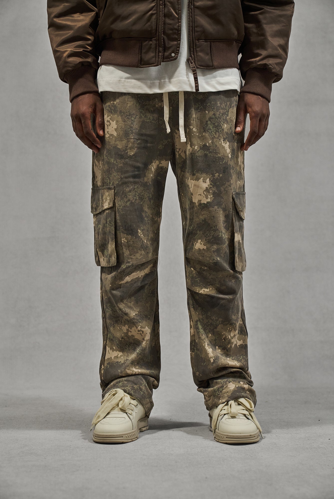 mens straight leg cargos
