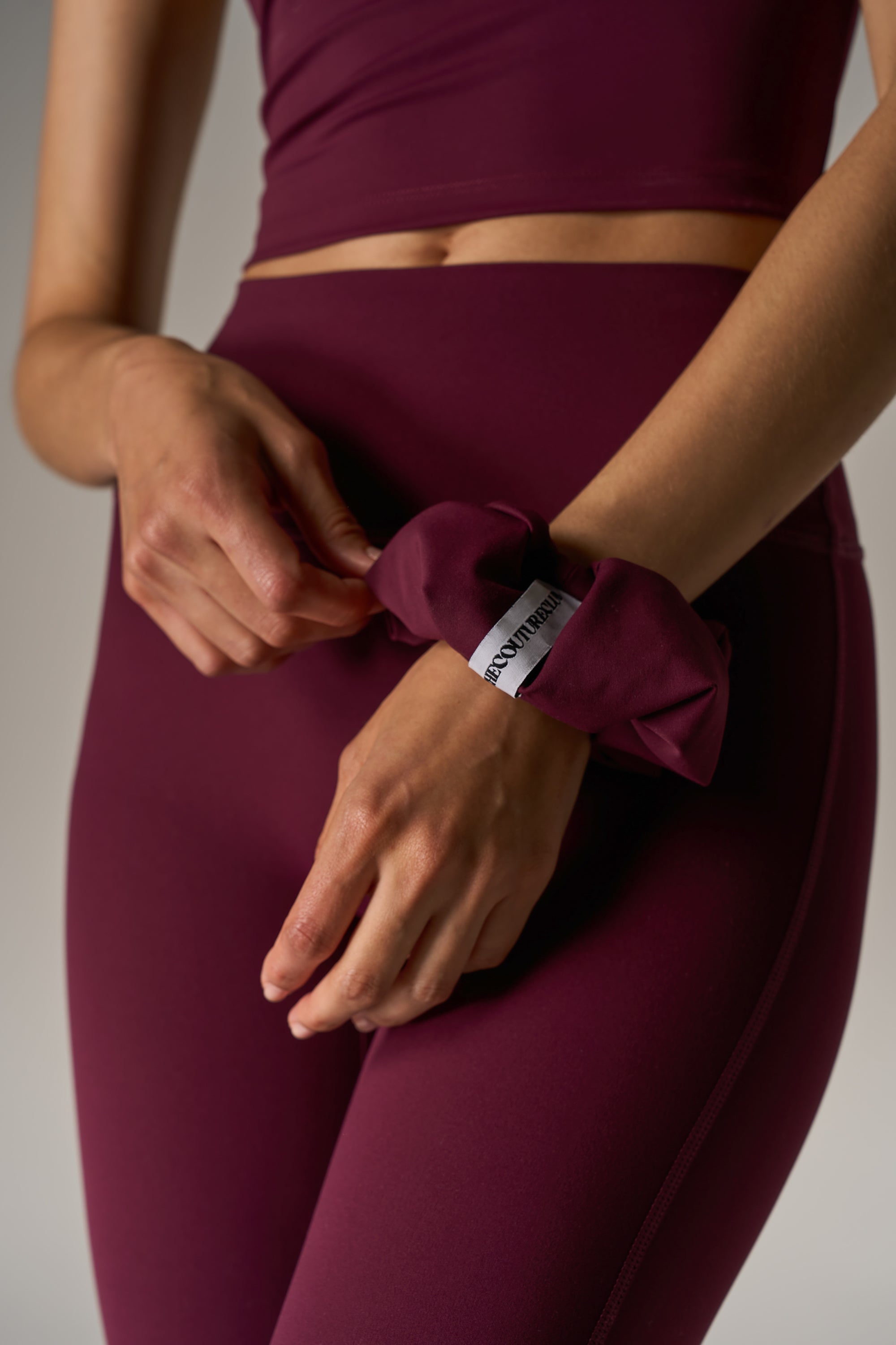 SCULPT SCRUNCHIE - PLUM