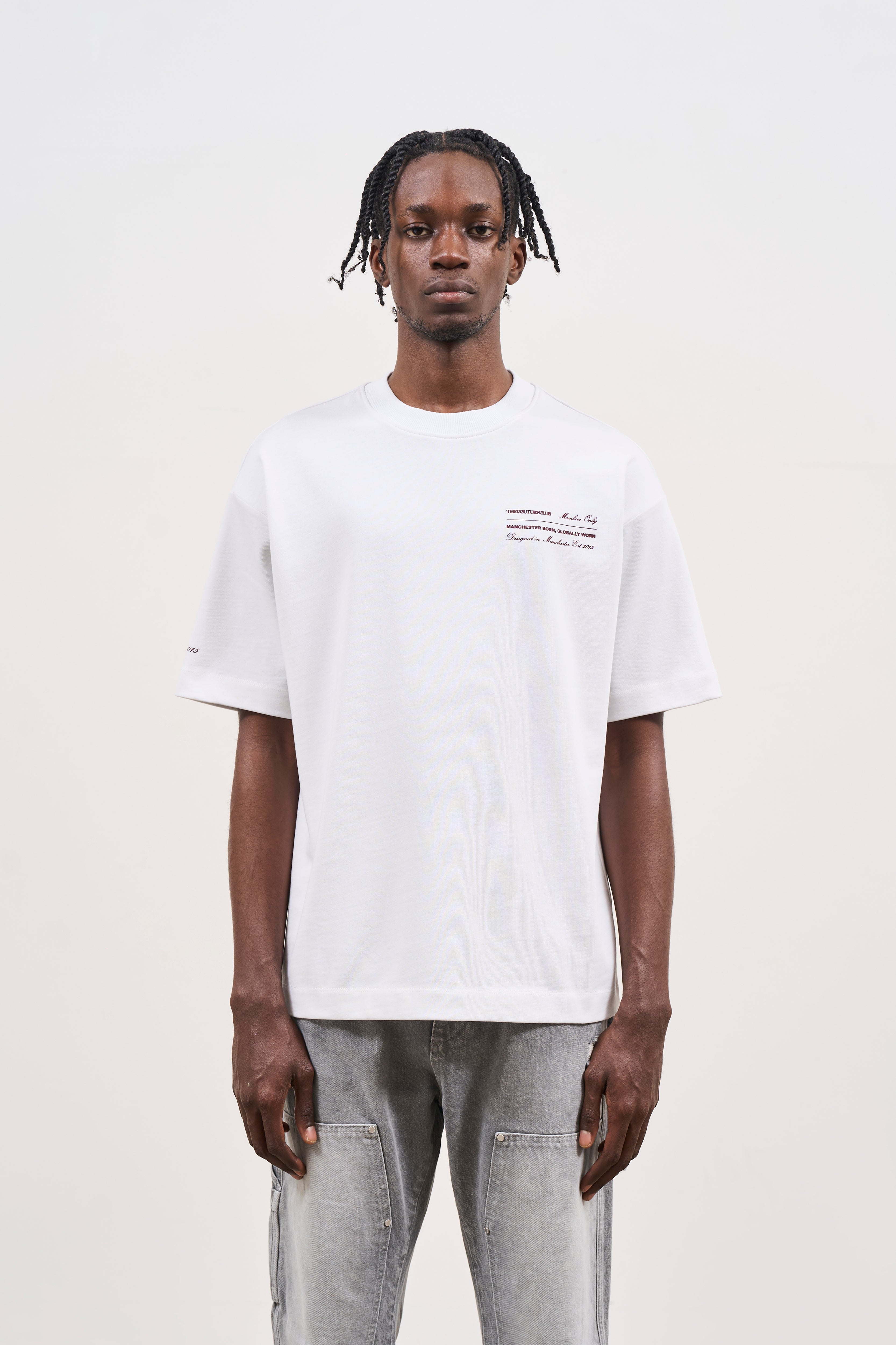 MISSION STATEMENT RELAXED T-SHIRT - WHITE
