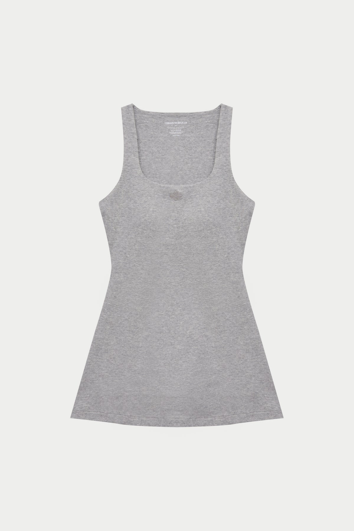SOFT TOUCH SKORT DRESS - GREY MARL