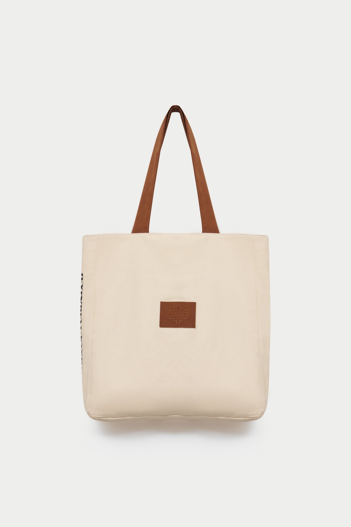 FAUX SUEDE STRAP TOTE BAG - TAN