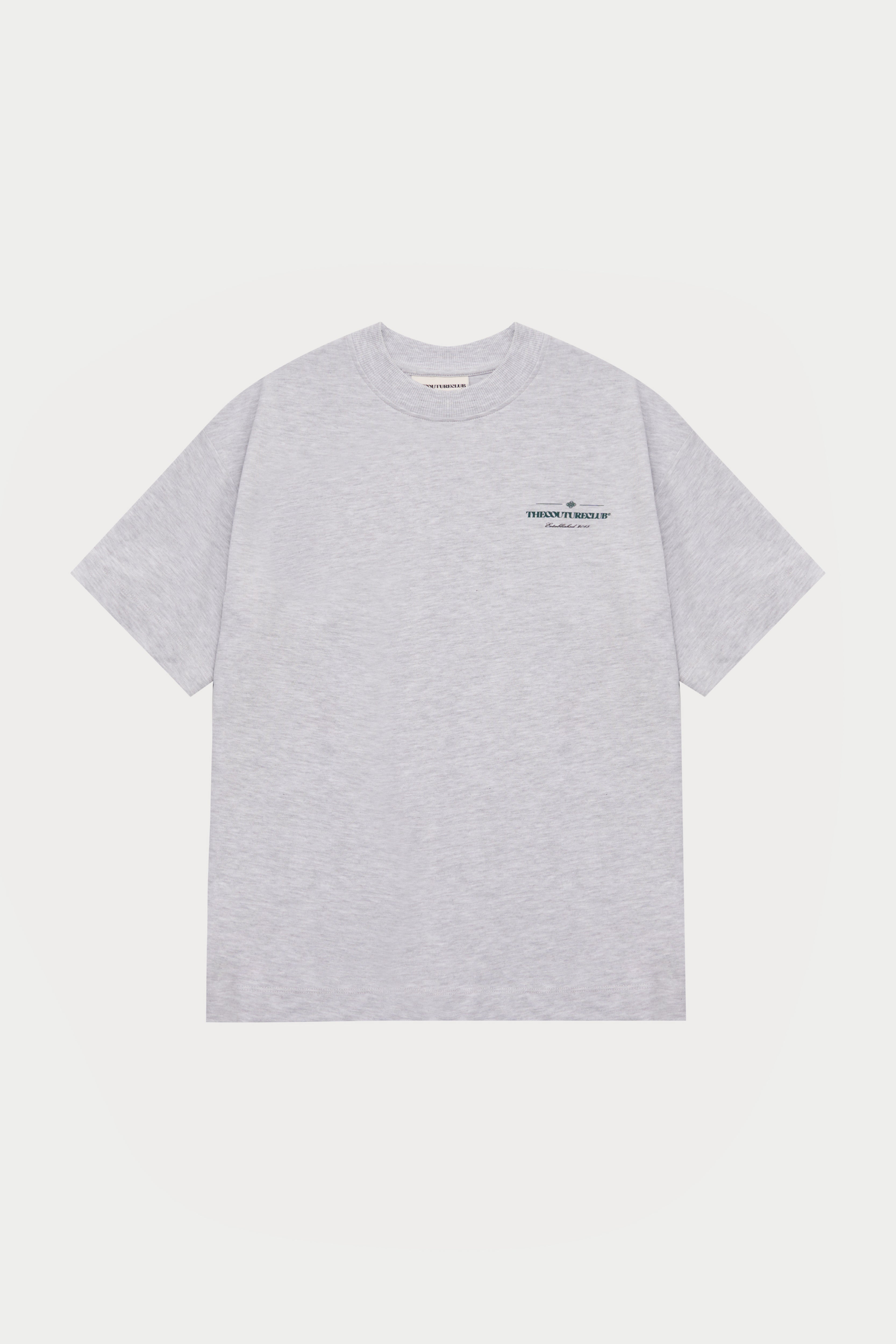 COPYRIGHT MULTI GRAPHIC T-SHIRT - GREY MARL