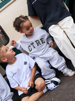 KIDS CTRE SWEATSHIRT - GREY MARL