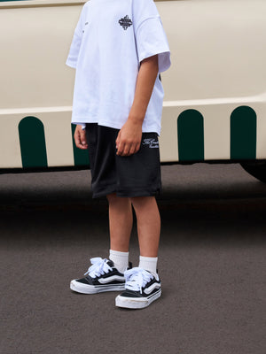 KIDS AIRTEX SHORTS - BLACK