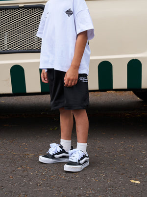 JUNIOR AIRTEX SHORTS - BLACK