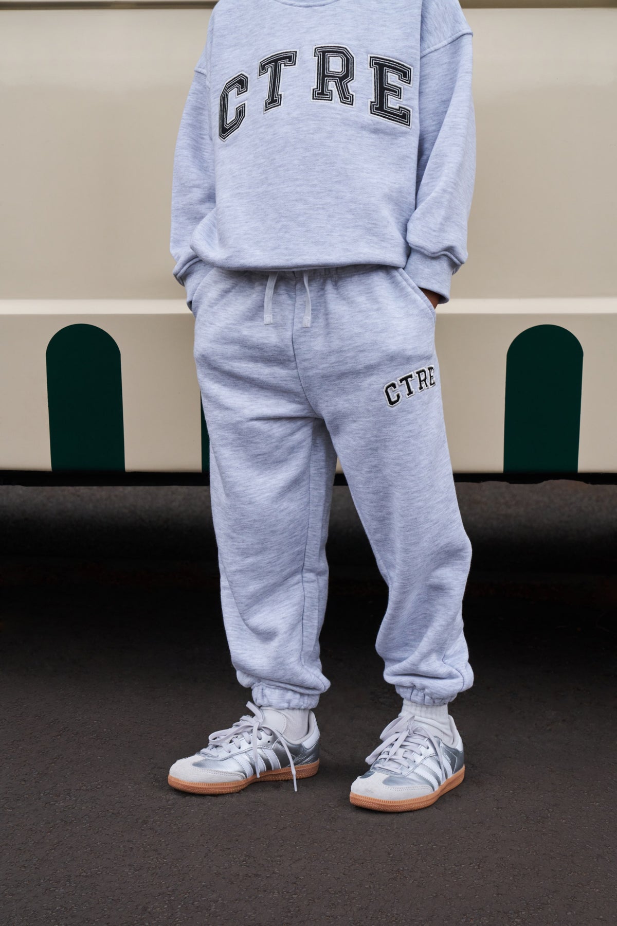 JUNIOR CTRE JOGGERS - GREY MARL