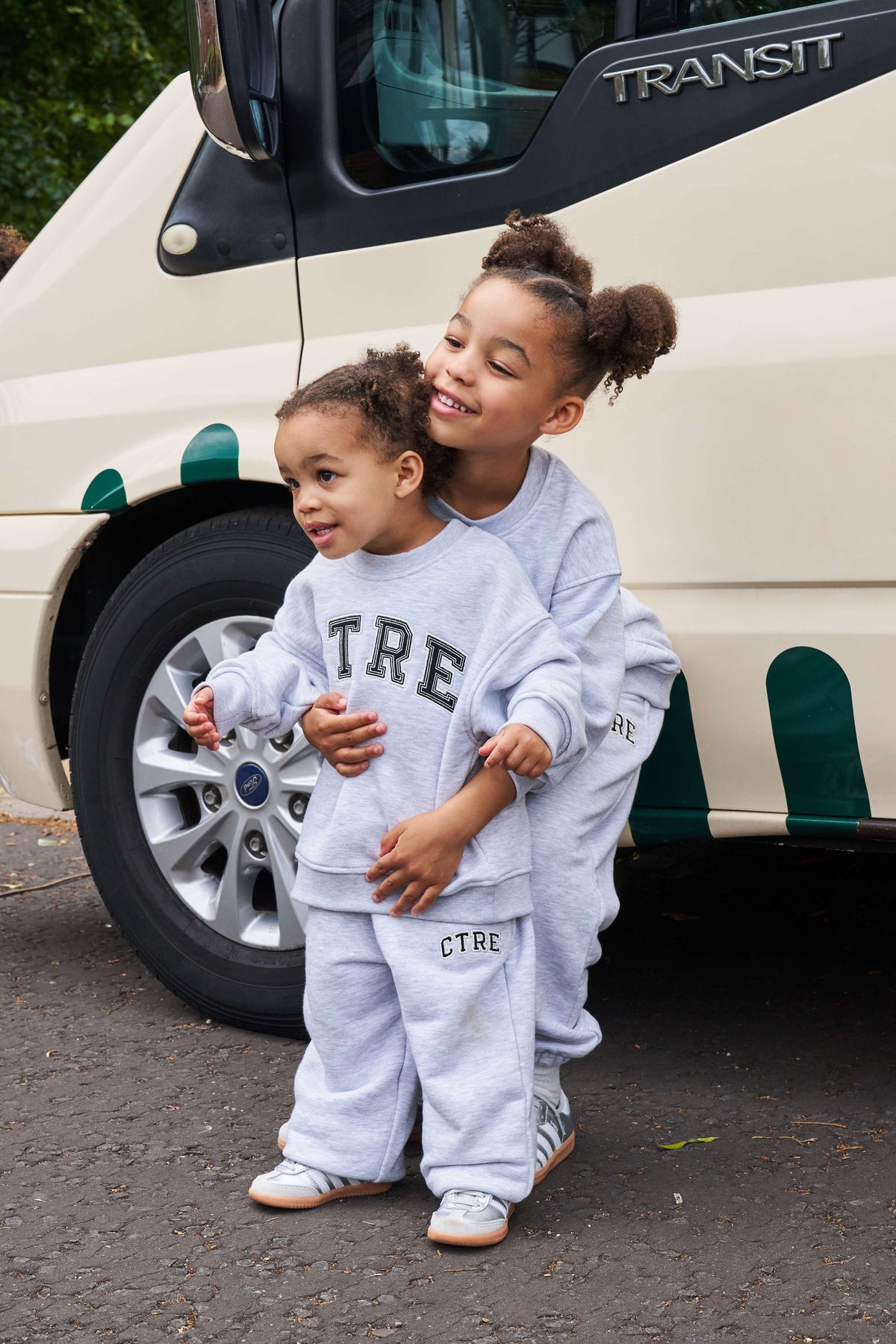 KIDS CTRE SWEATSHIRT - GREY MARL
