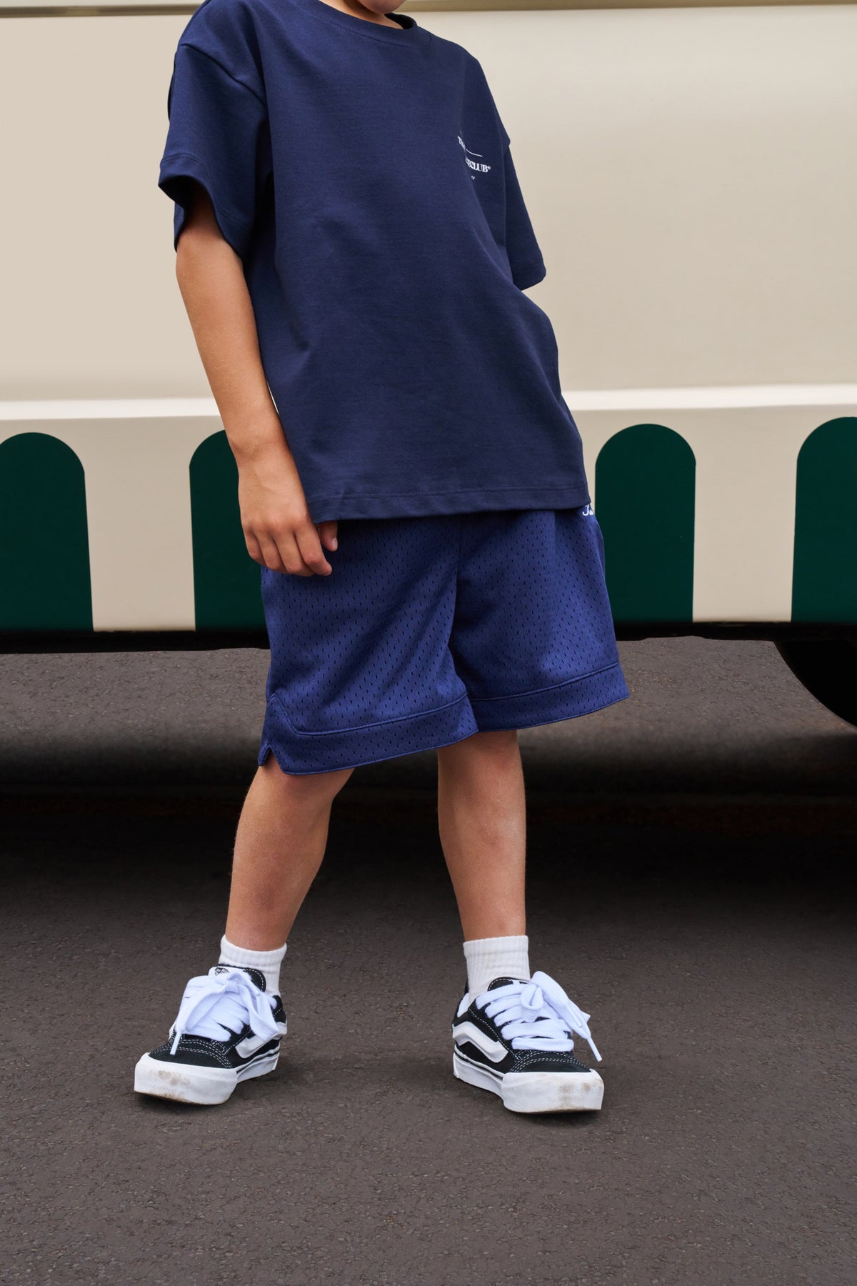 JUNIOR AIRTEX SHORTS - NAVY