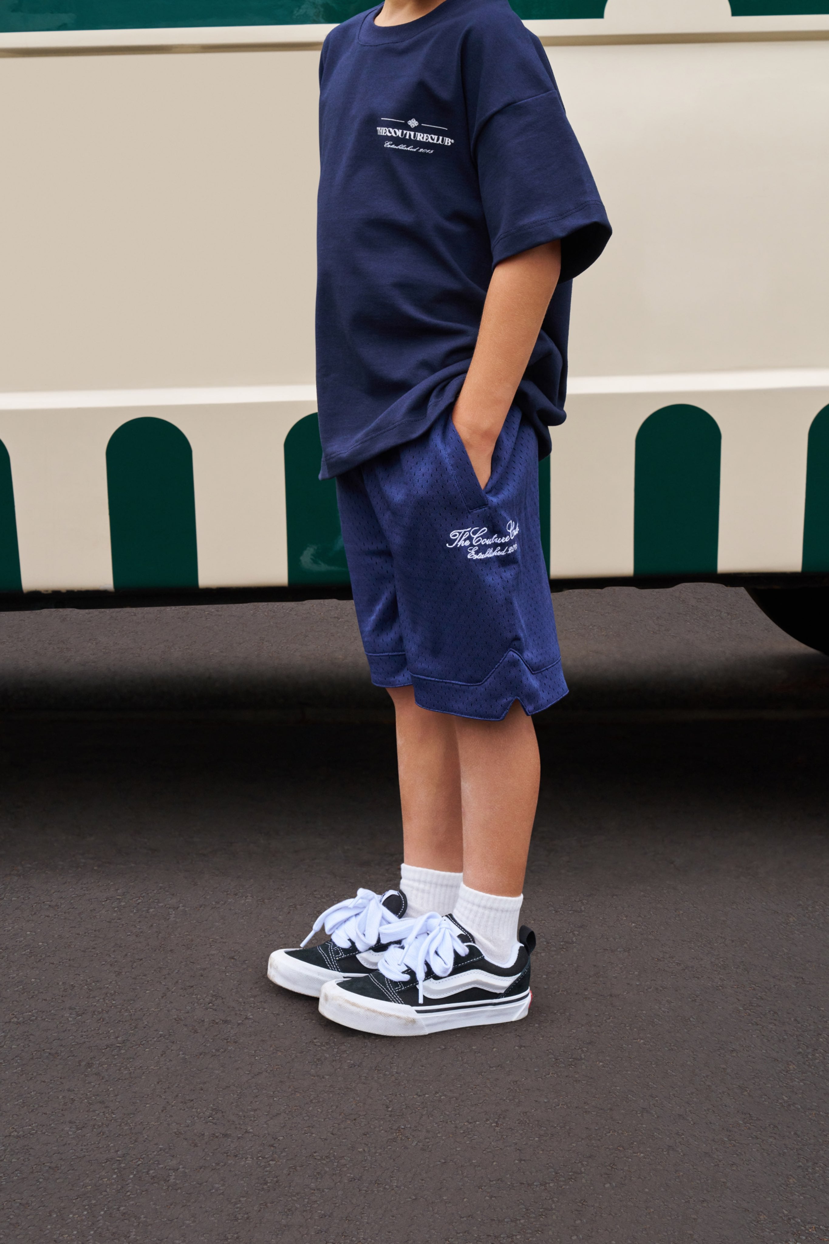 JUNIOR AIRTEX SHORTS - NAVY