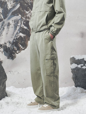 RIPSTOP CARGO TROUSERS - LIGHT KHAKI