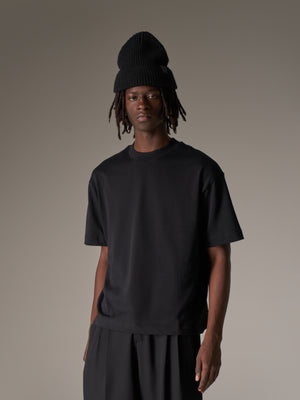 HEAVYWEIGHT BLANK T-SHIRT - BLACK