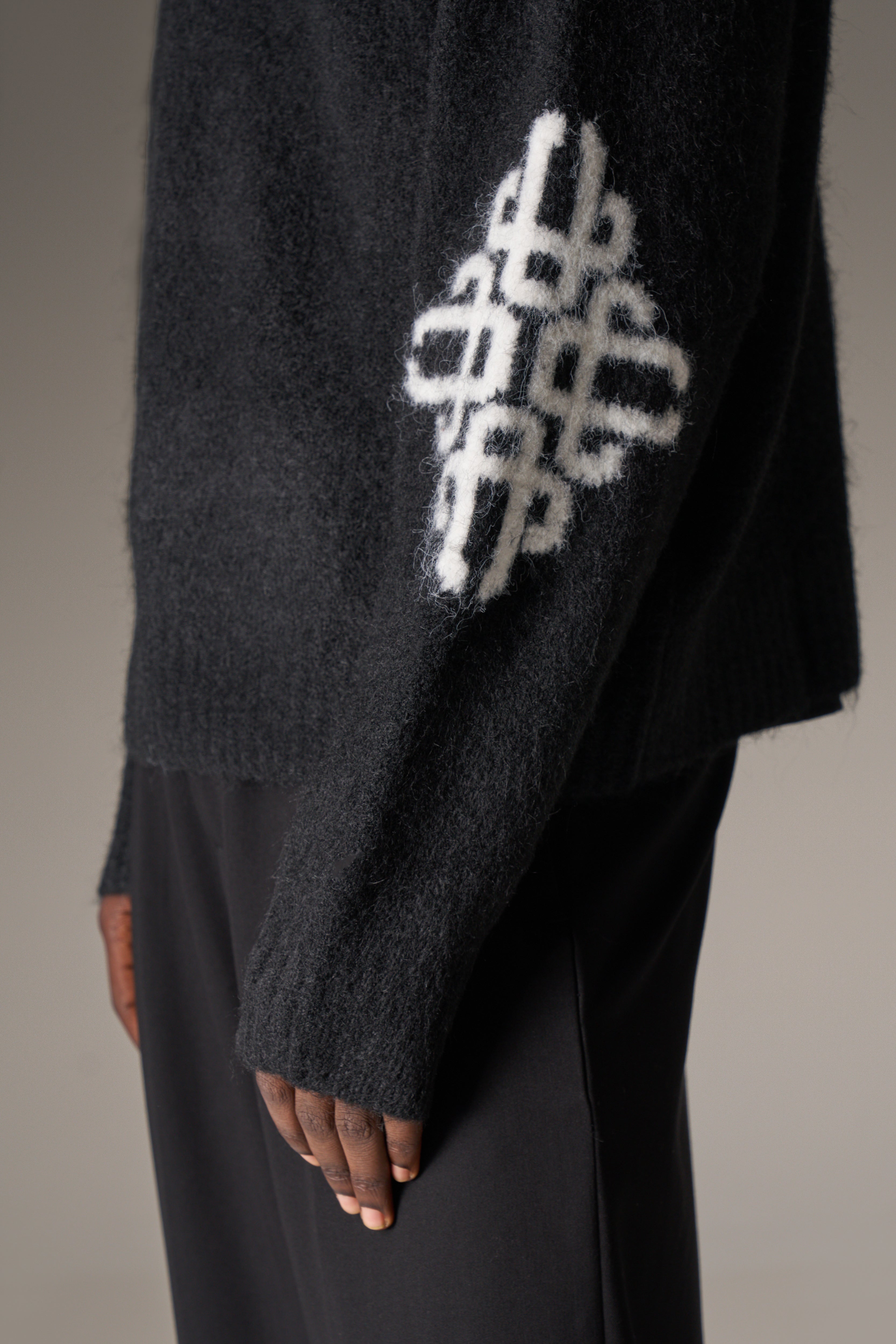 【archive】90s sullen Black Lamb Knit archive】90s Sullen black Lamb Knit - メルカリ