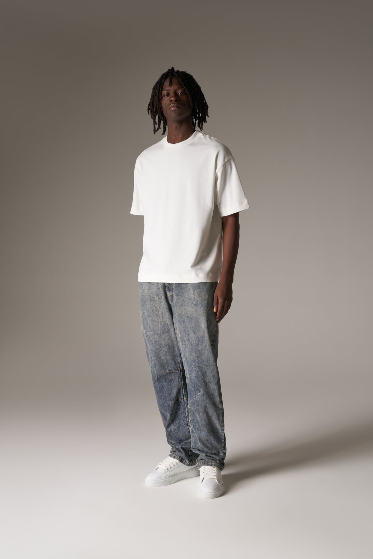 HEAVYWEIGHT BLANK T-SHIRT - OFF WHITE