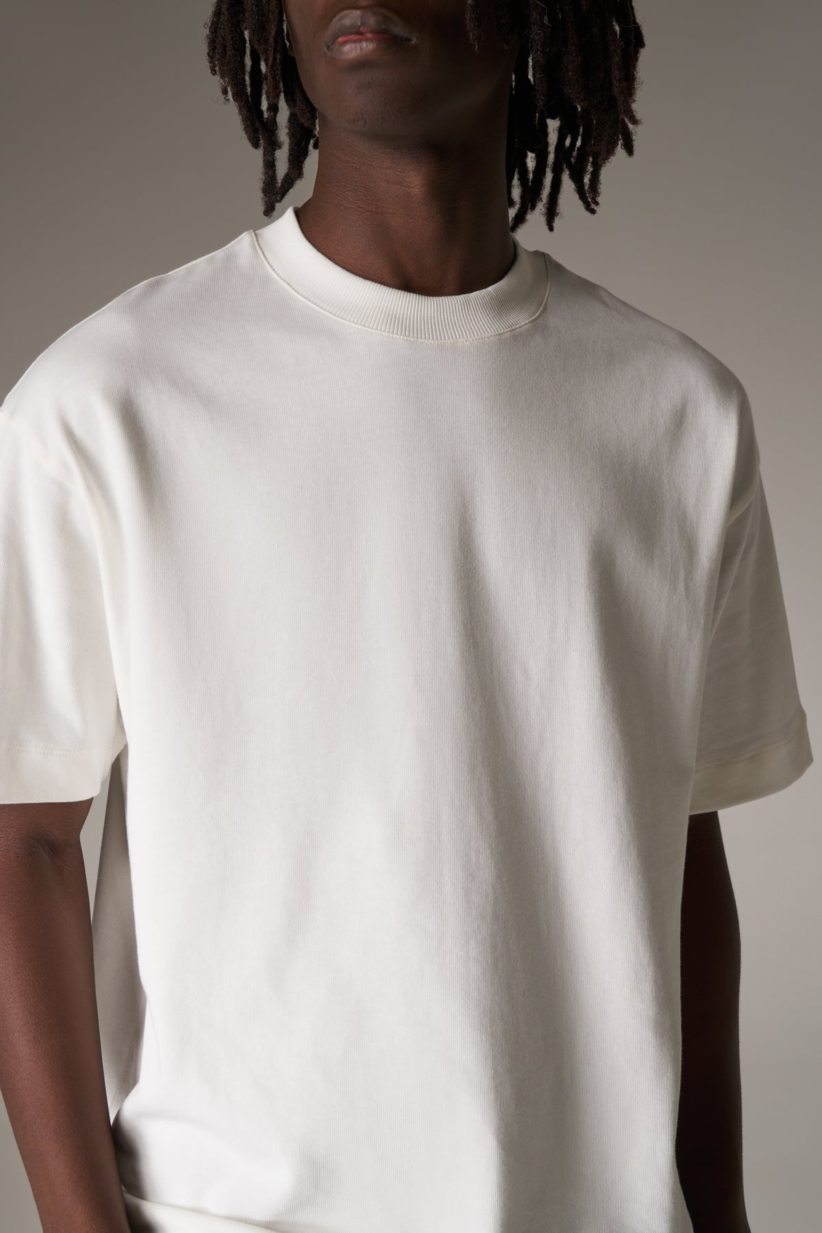 HEAVYWEIGHT BLANK T-SHIRT - OFF WHITE