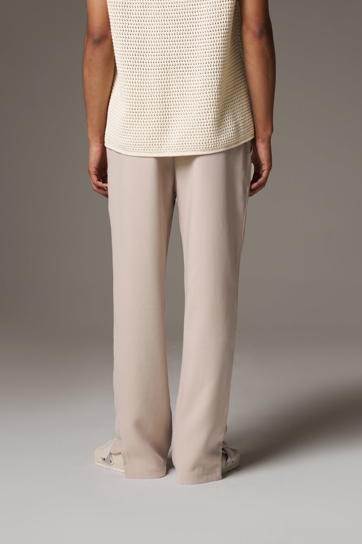 ULTIMATE SPLIT HEM SMART PANT - BEIGE