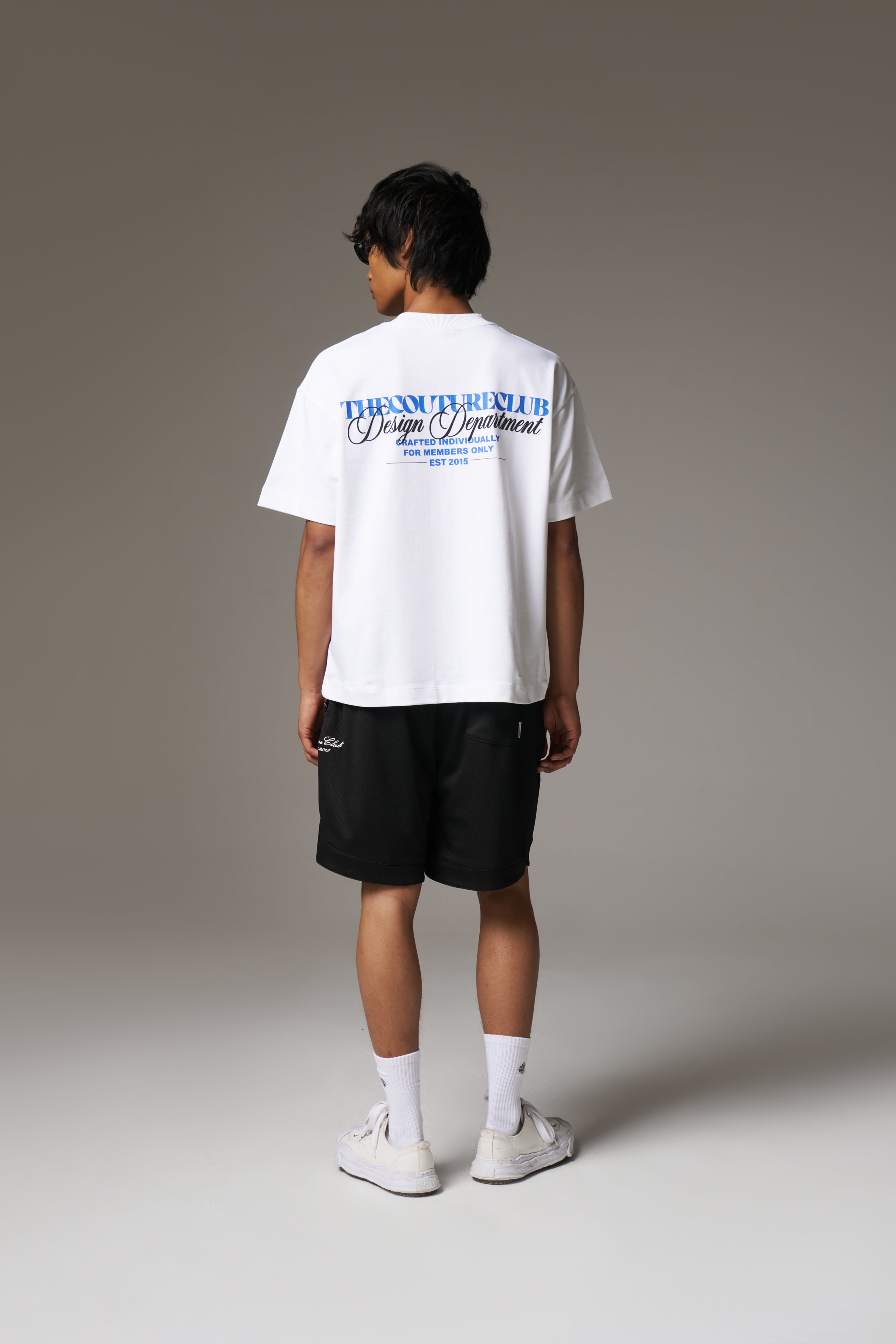 DESIGN DEPARTMENT GRAPHIC T-SHIRT - BLUE