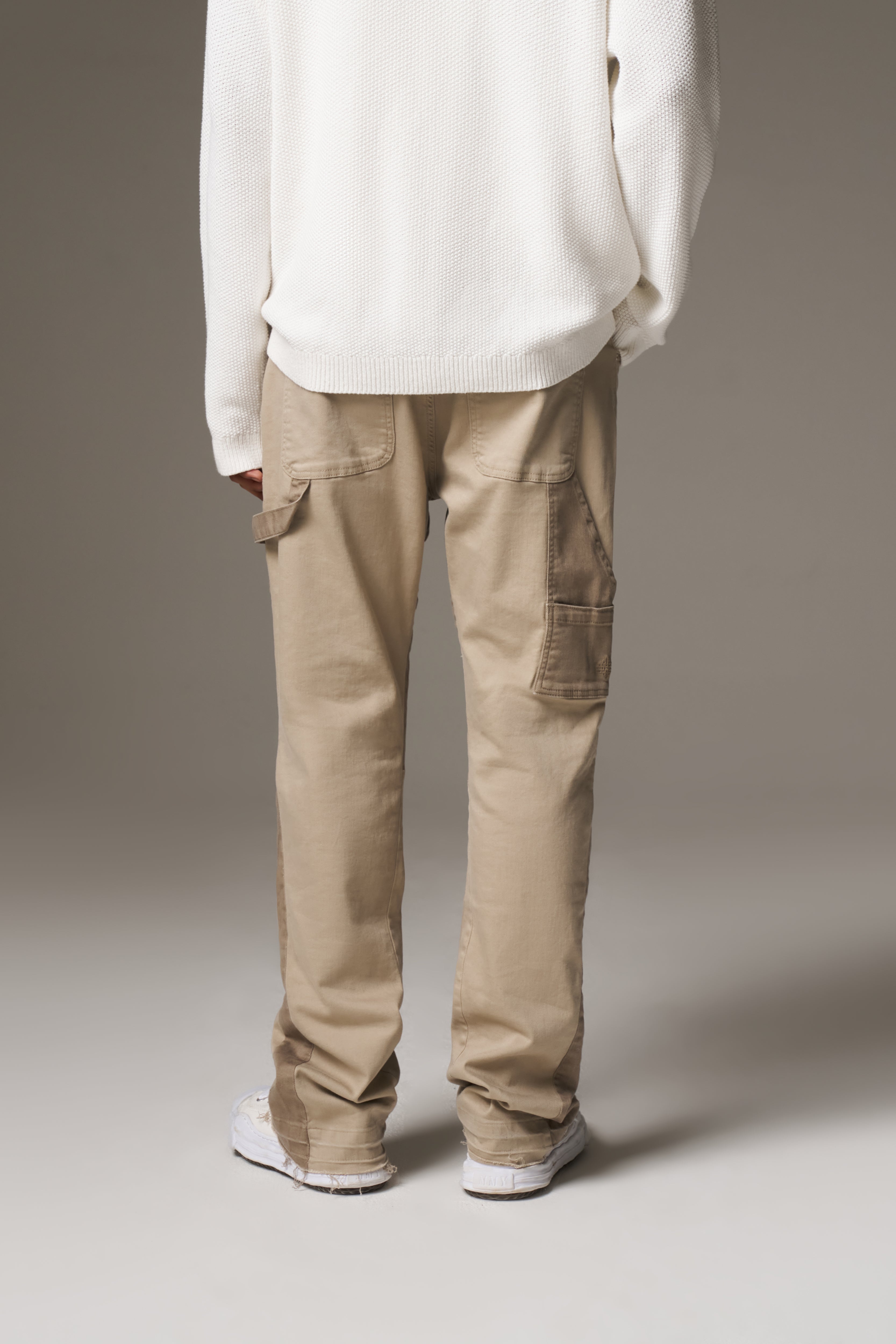 CANVAS CARPENTER TROUSER - BEIGE