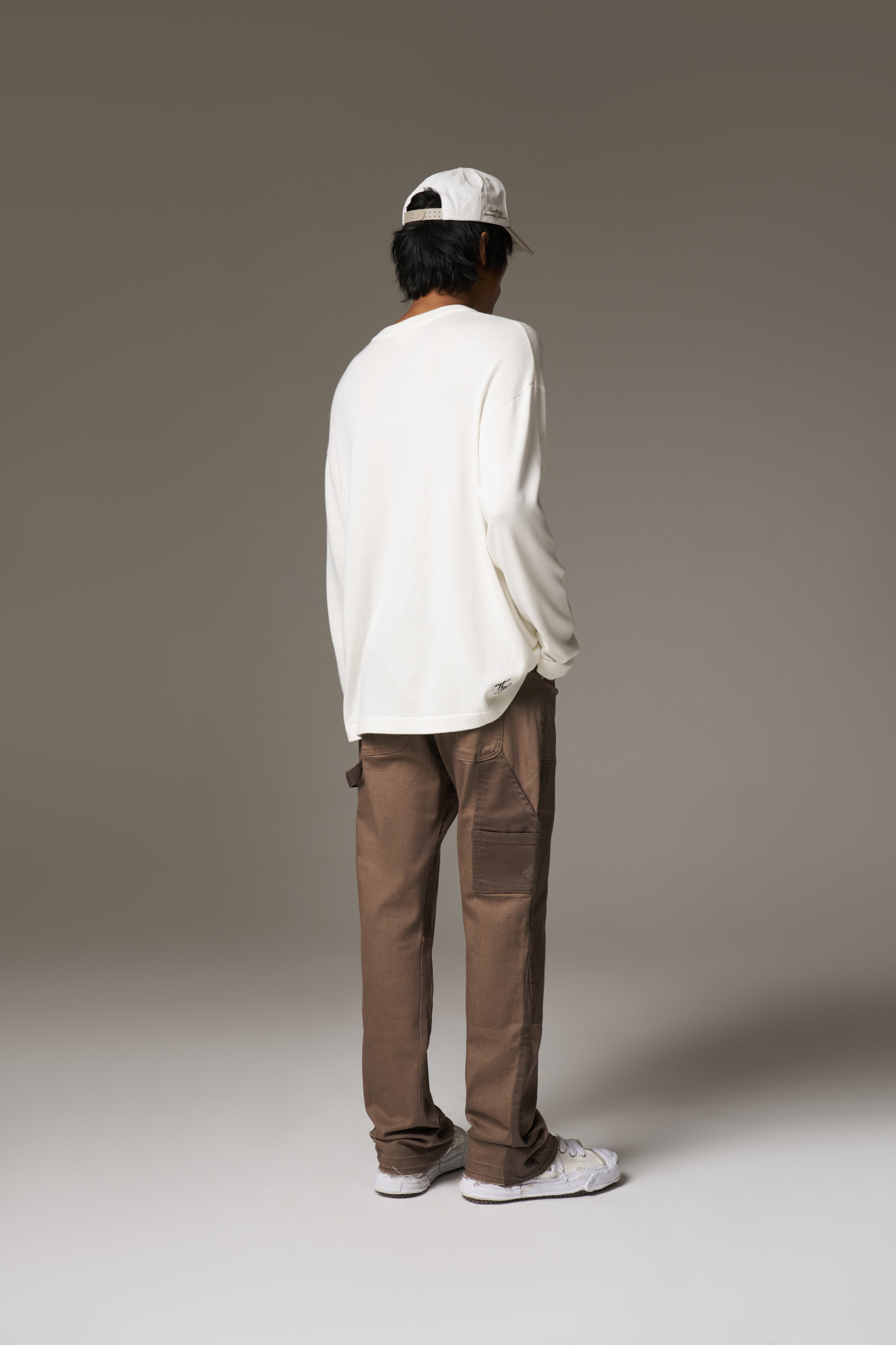 CANVAS CARPENTER TROUSER - BROWN